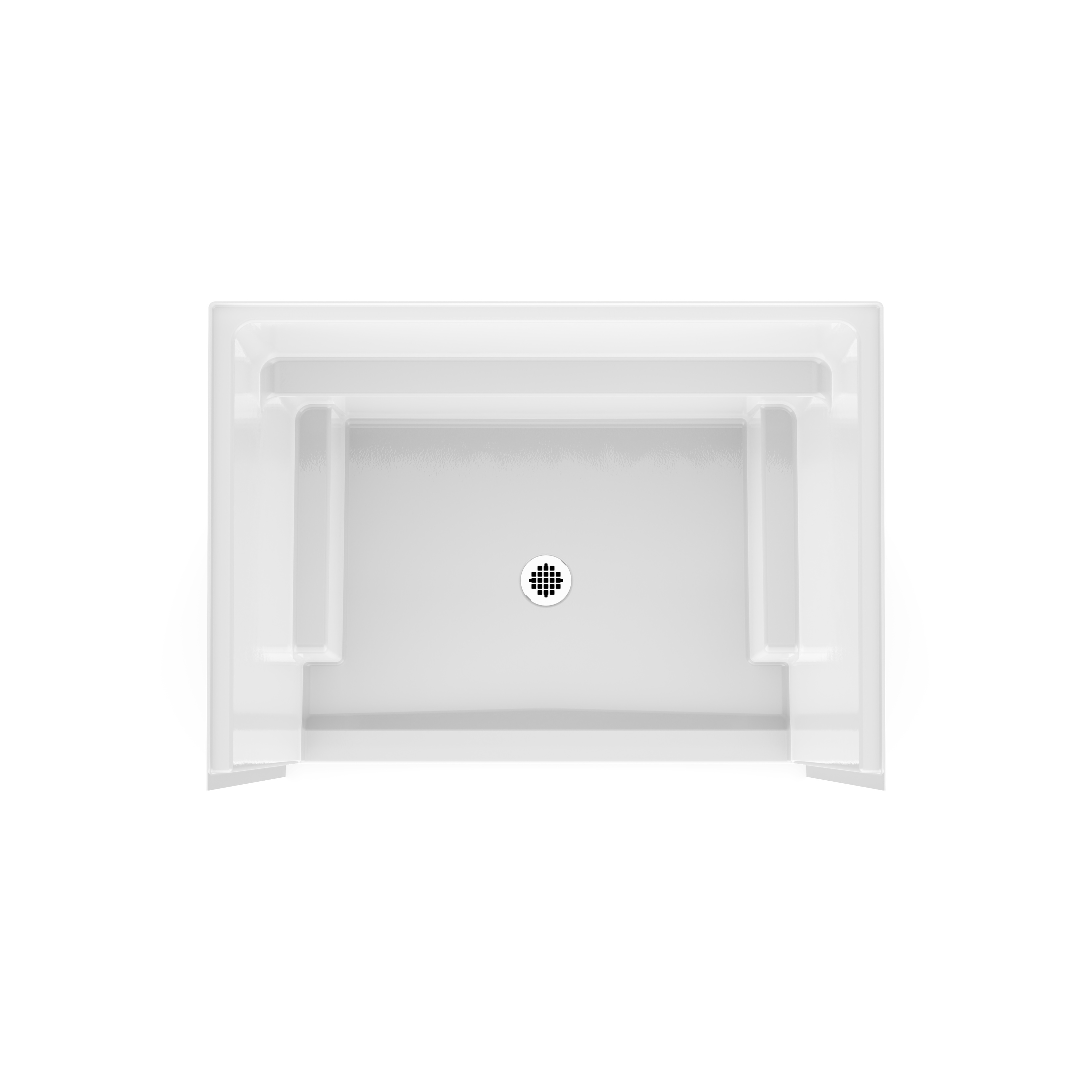 Icon SH4834 AcrylX™ Alcove Center Drain One-Piece Shower in White view 3