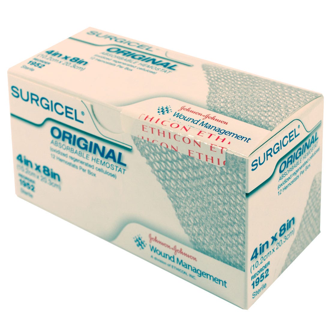 SURGICEL® 4" X 8" , Sterile, Absorbable, 12/Box