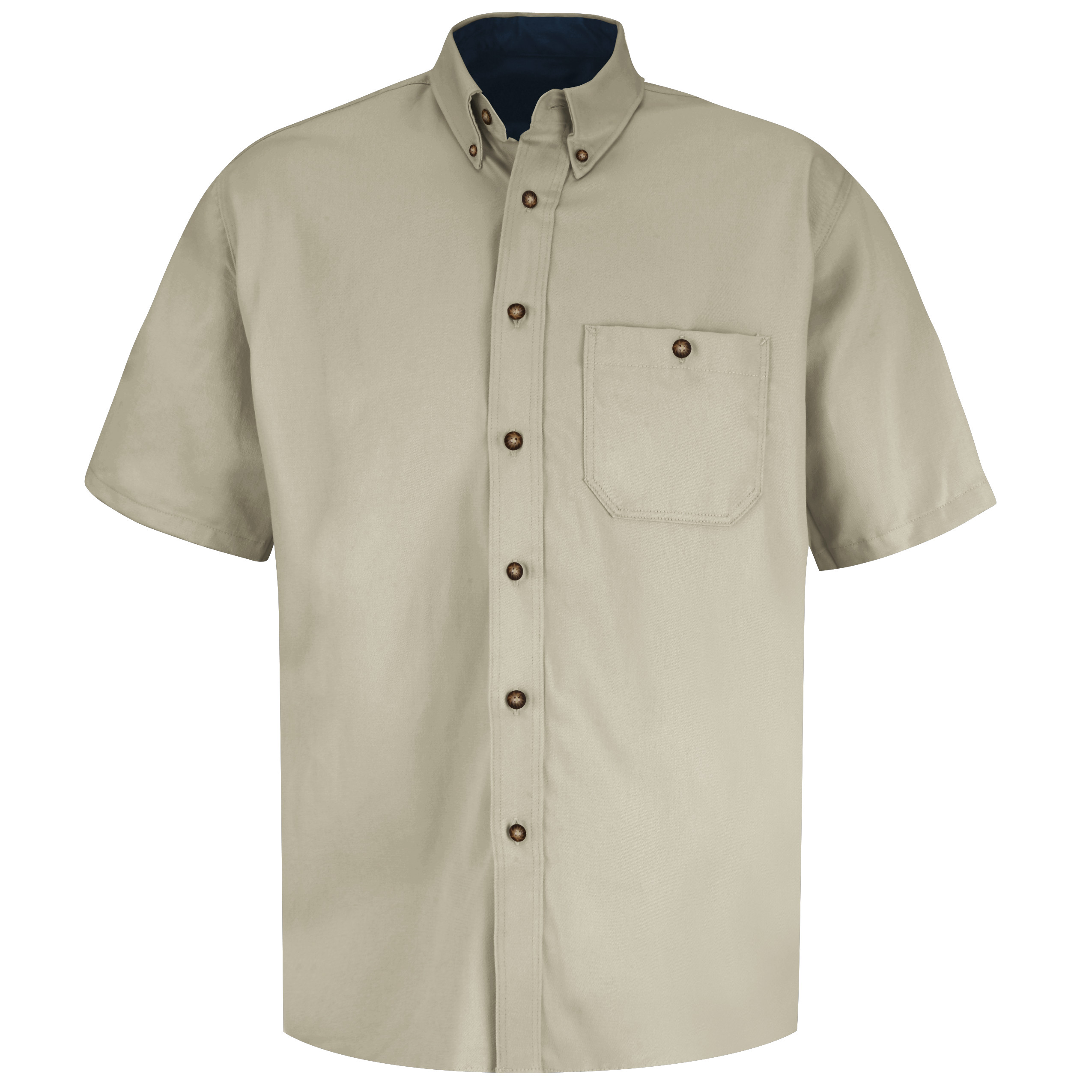 Picture of Red Kap® SC64 Men's Short Sleeve Cotton Contrast Dress Shirt