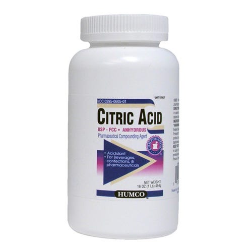 Citric Acid USP Granules 16oz