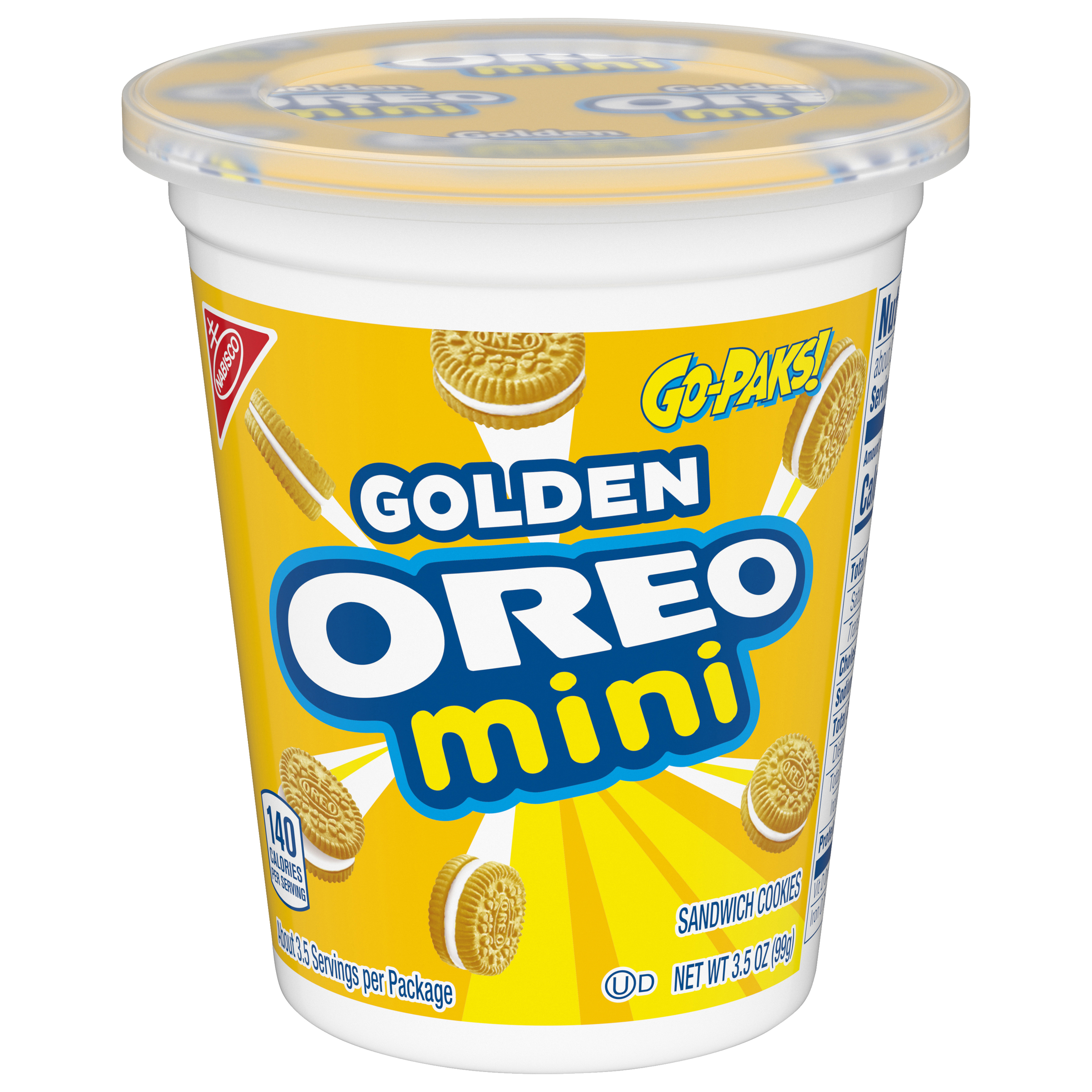 GOLDEN OREO Mini GO-PAKS! 12/3.5 OZ