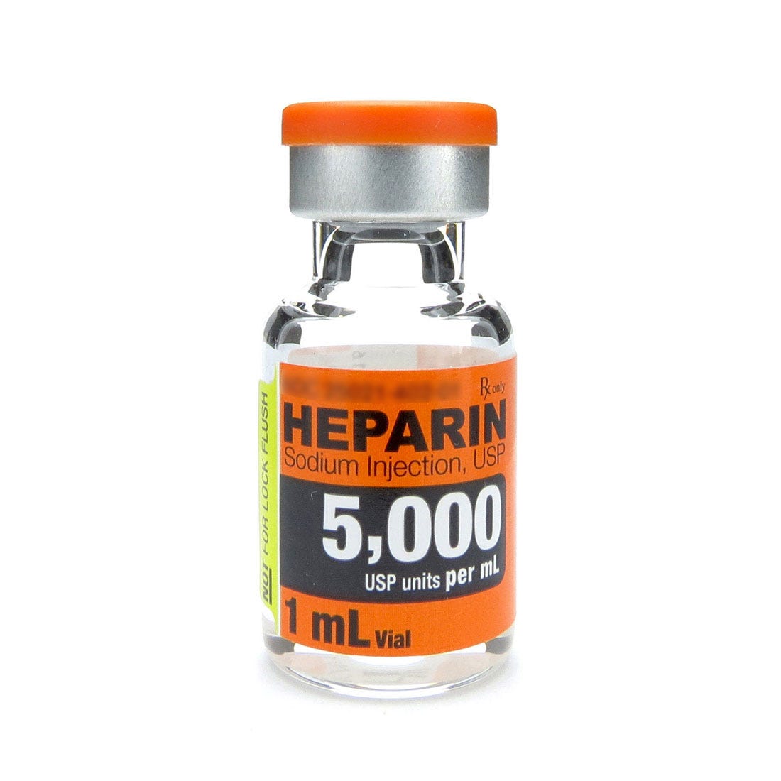 Heparin 5000u/ml 1ml Vial