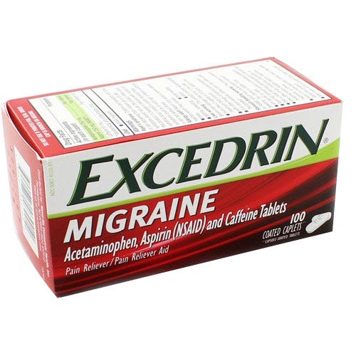 Excedrin® Migraine 250mg/250mg/65mg, Caplets