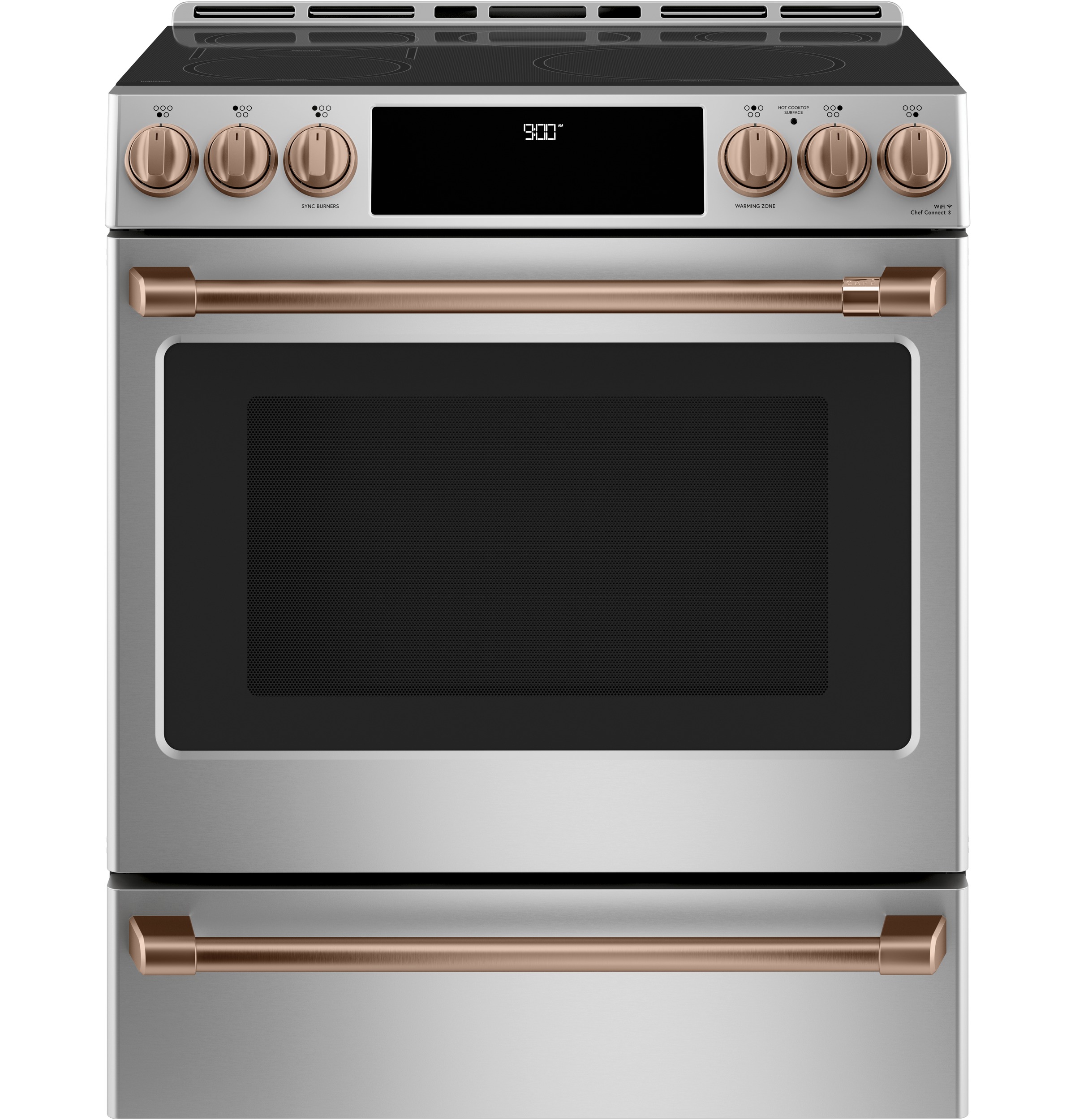 Front Cntrl — Induction — Knobs,Hndls — Brushed Copper — Not Connectable view 5
