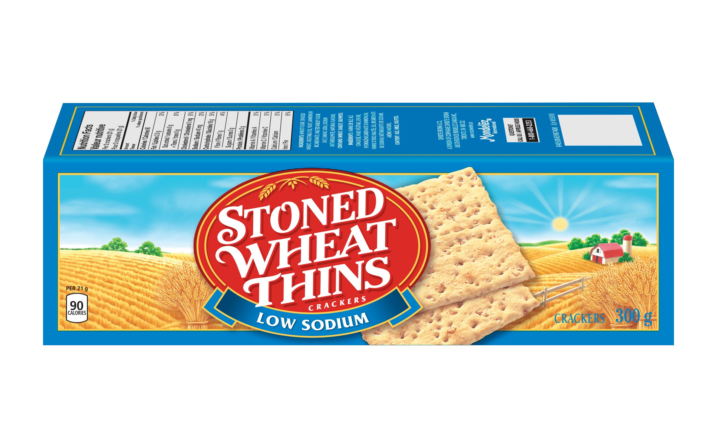 Stoned Wheat Thins Crackers Low Sodium 300 G