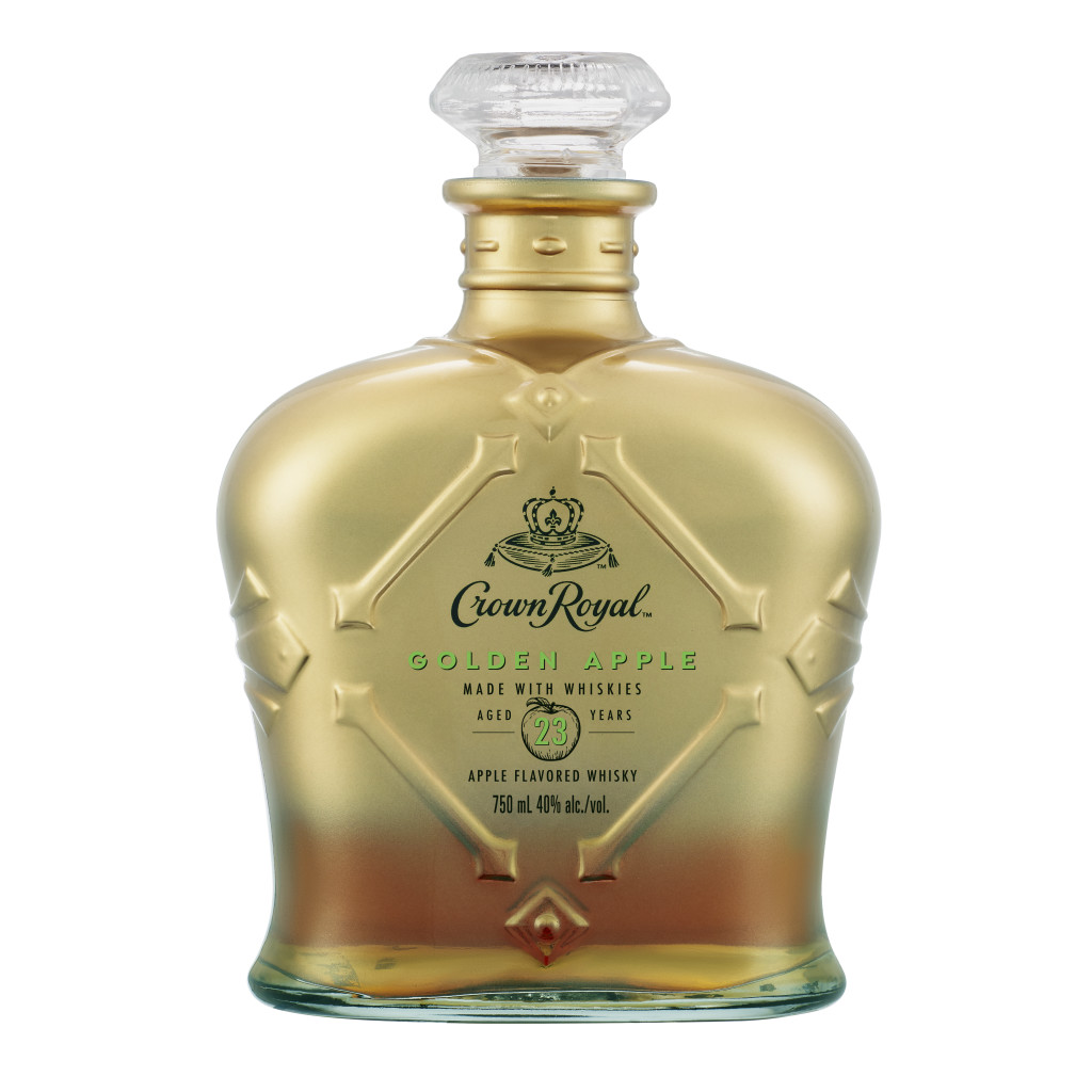 CROWN ROYAL GOLDEN APPLE FLAVORED WHISKY LIMITED EDITION AGED 23 YEARS