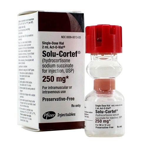 Solu-Cortef® 250mg, 2ml Act-O-Vial®