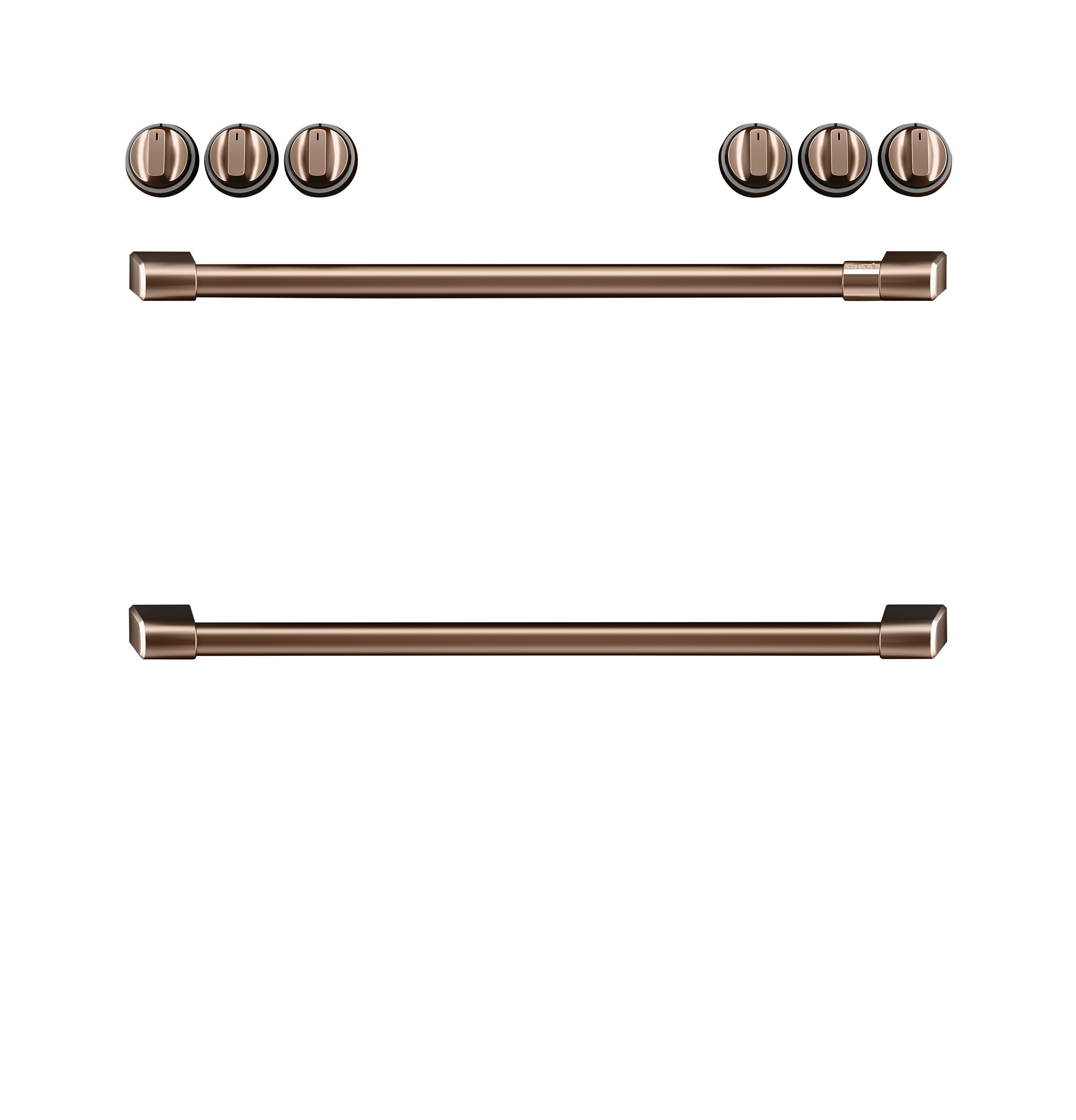 Front Cntrl — Induction — Knobs,Hndls — Brushed Copper — Not Connectable
