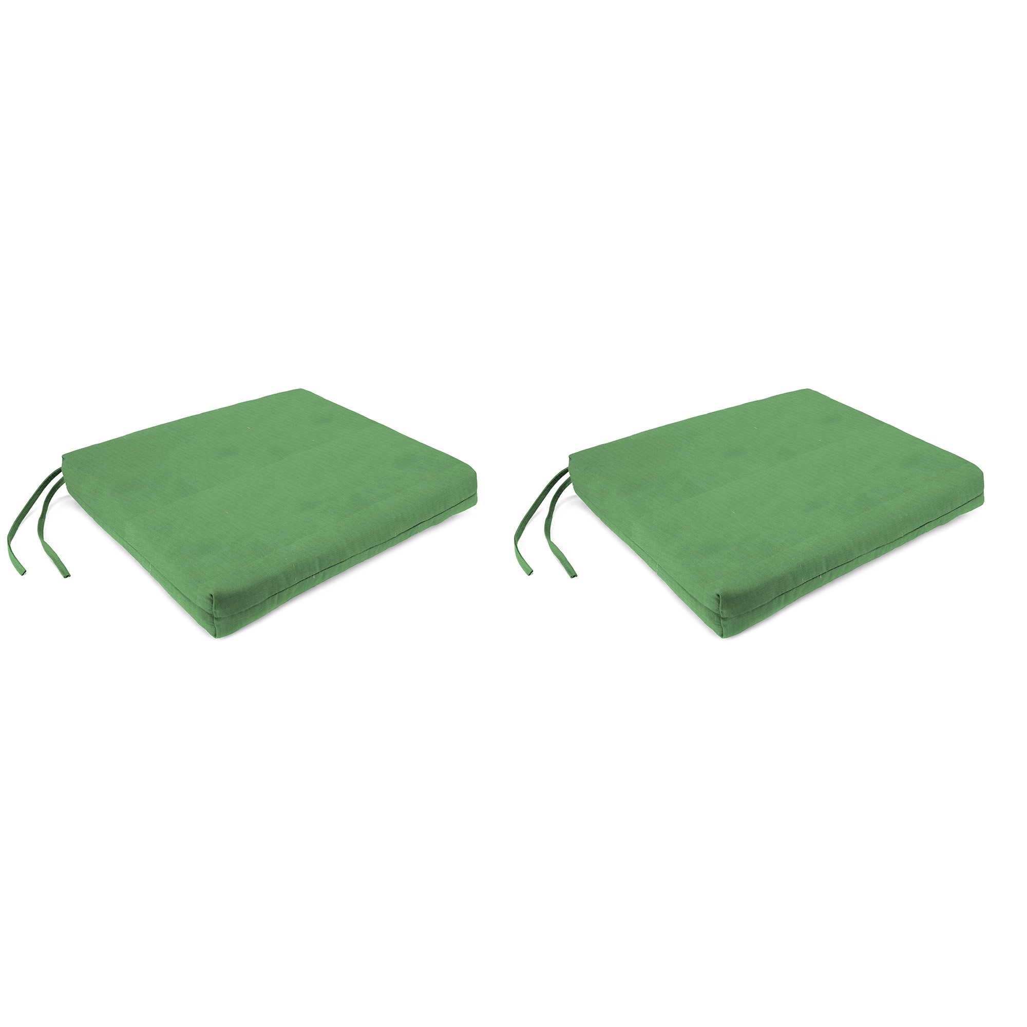 New Outdoor Chair Pad Seat Cushions with Ties 19" x 17", 2-Pack, Fade Resistant - Picture 17 of 21