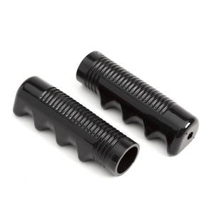 Plastic Hand Grip with Molded Finger Knobs, Black, 4 Inches, 10 Pack