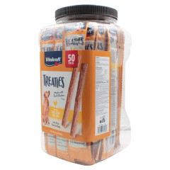 Image of Vitakraft Treaties Dog Treat, Smoked Chicken Recipe, 21oz Jar