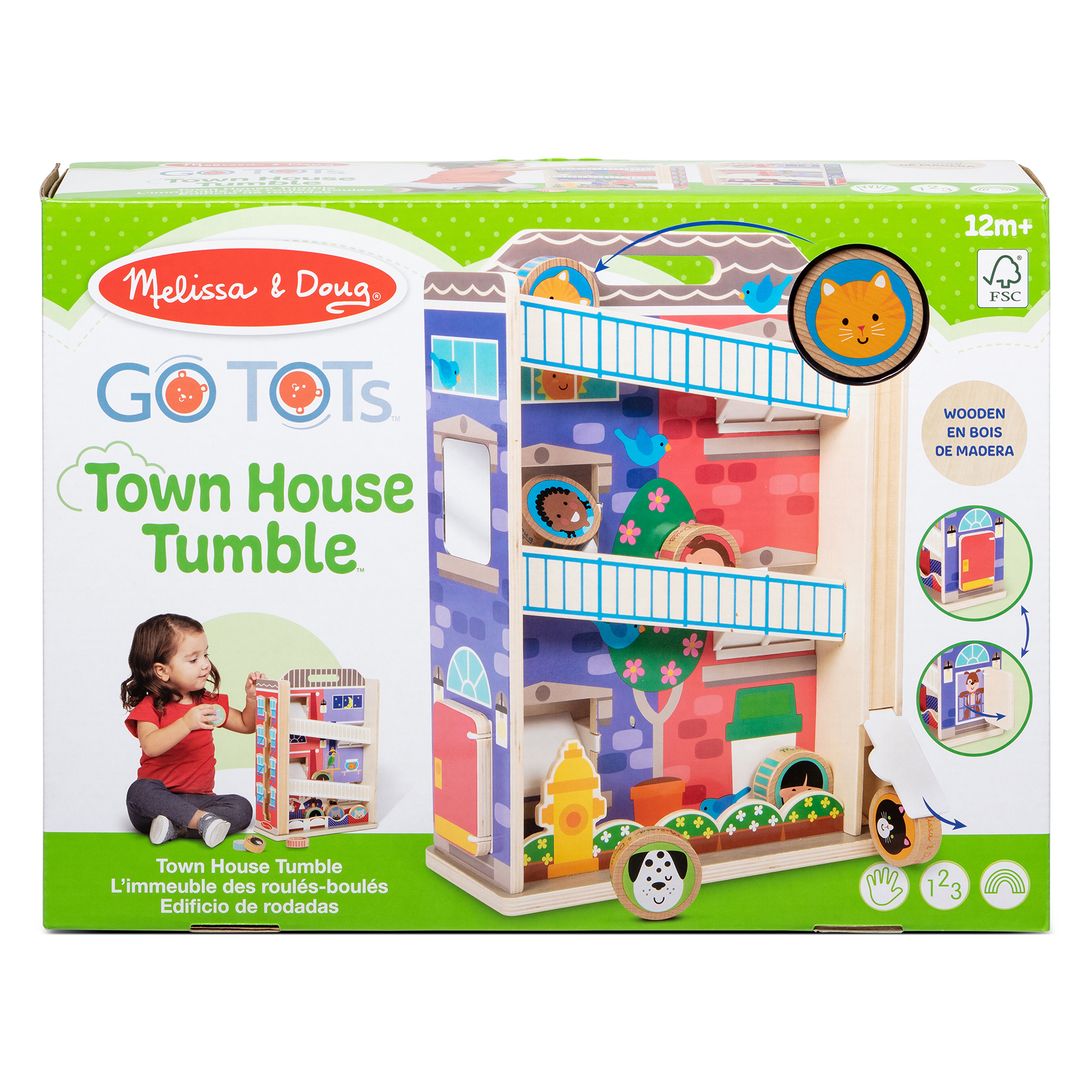 Melissa & Doug GO TOTs Town House Tumble image number null