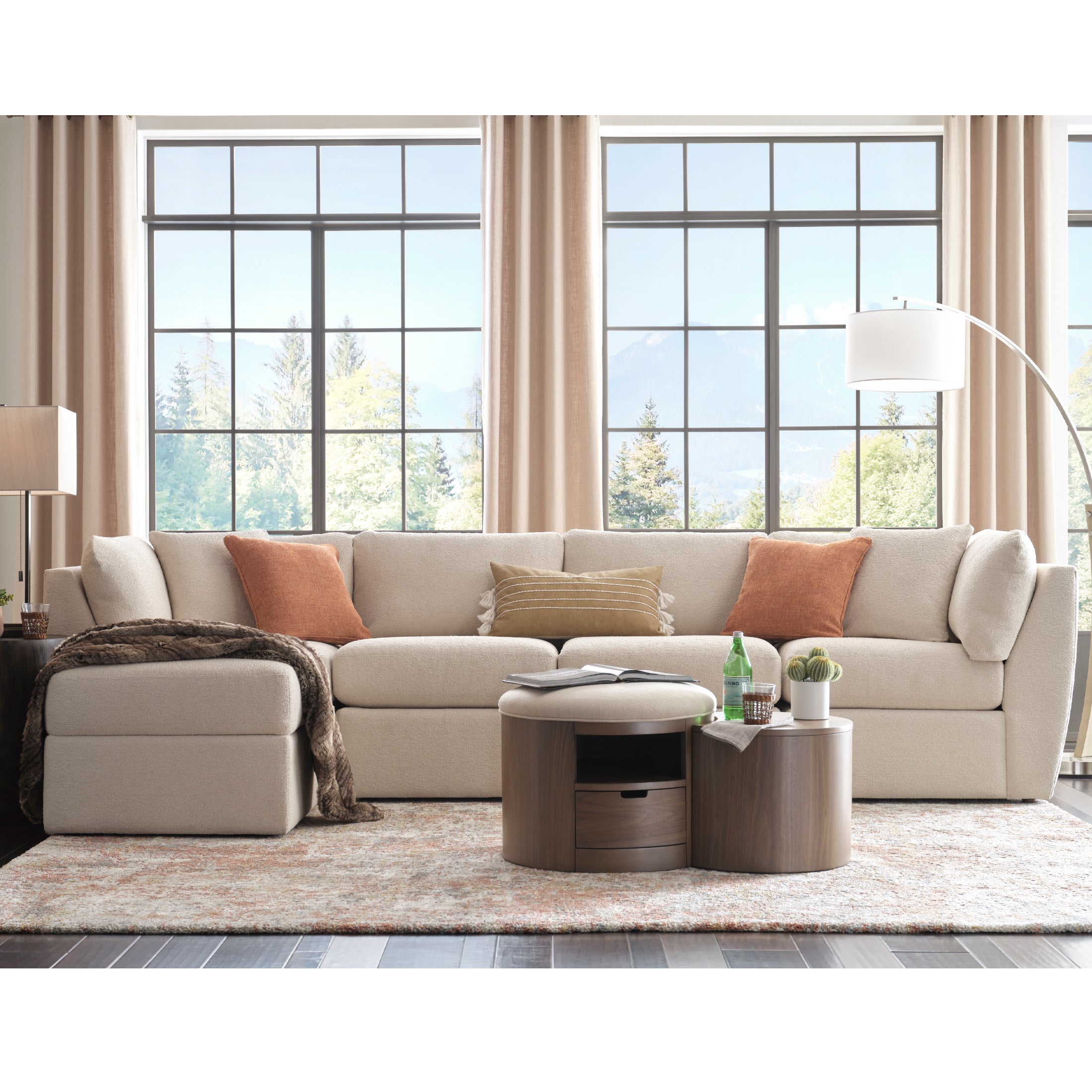Crypton Configurator 5 Piece Sectional