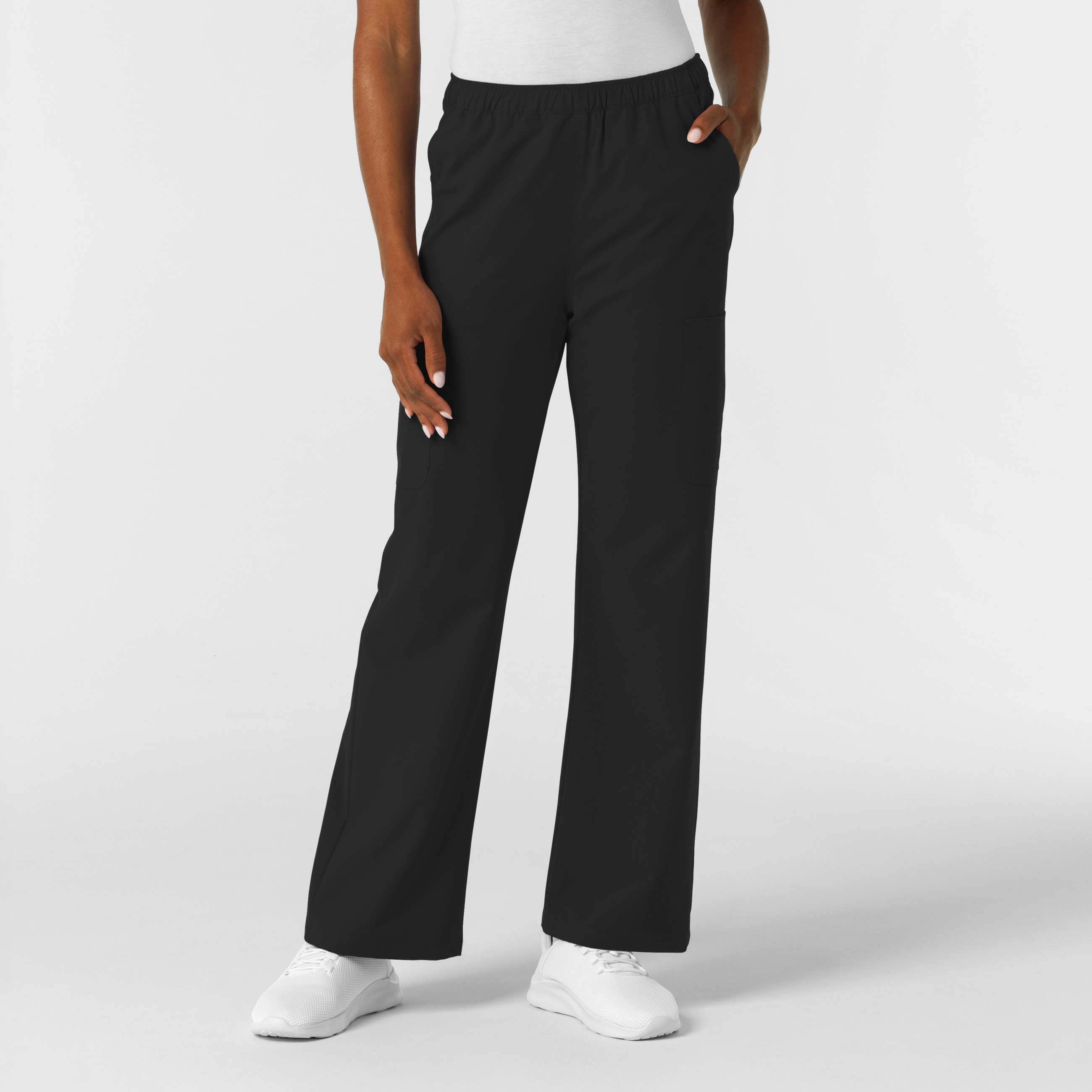 NURTUR Women&#8216;s Straight Leg Cargo Scrub Pant-Wonder Wink