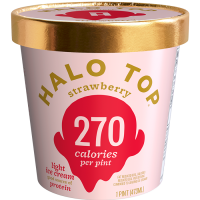 Strawberry Light Ice Cream Pint, 16 fl oz