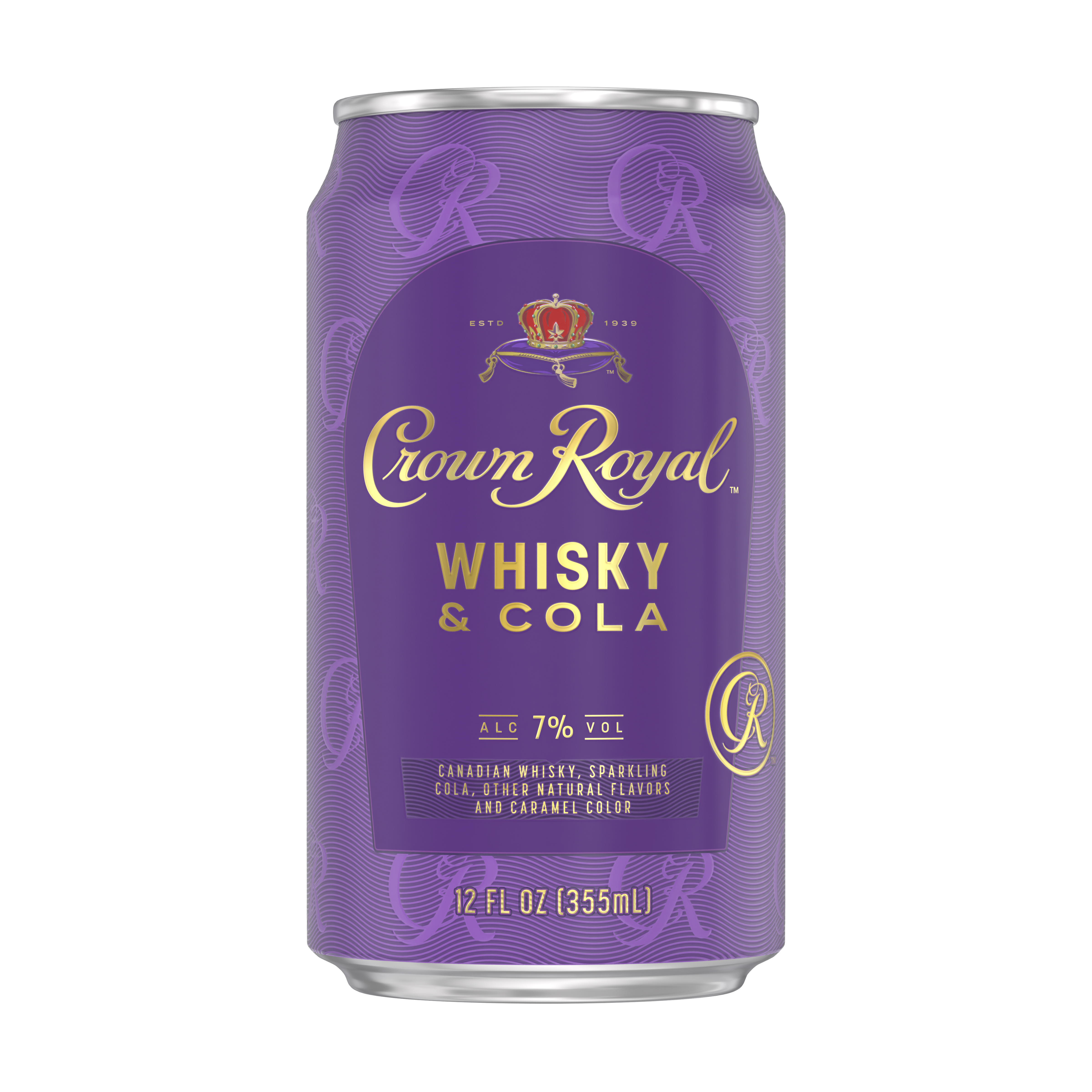 CROWN ROYAL WHISKY AND COLA CANADIAN WHISKY COCKTAIL WHISKY COCKTAIL