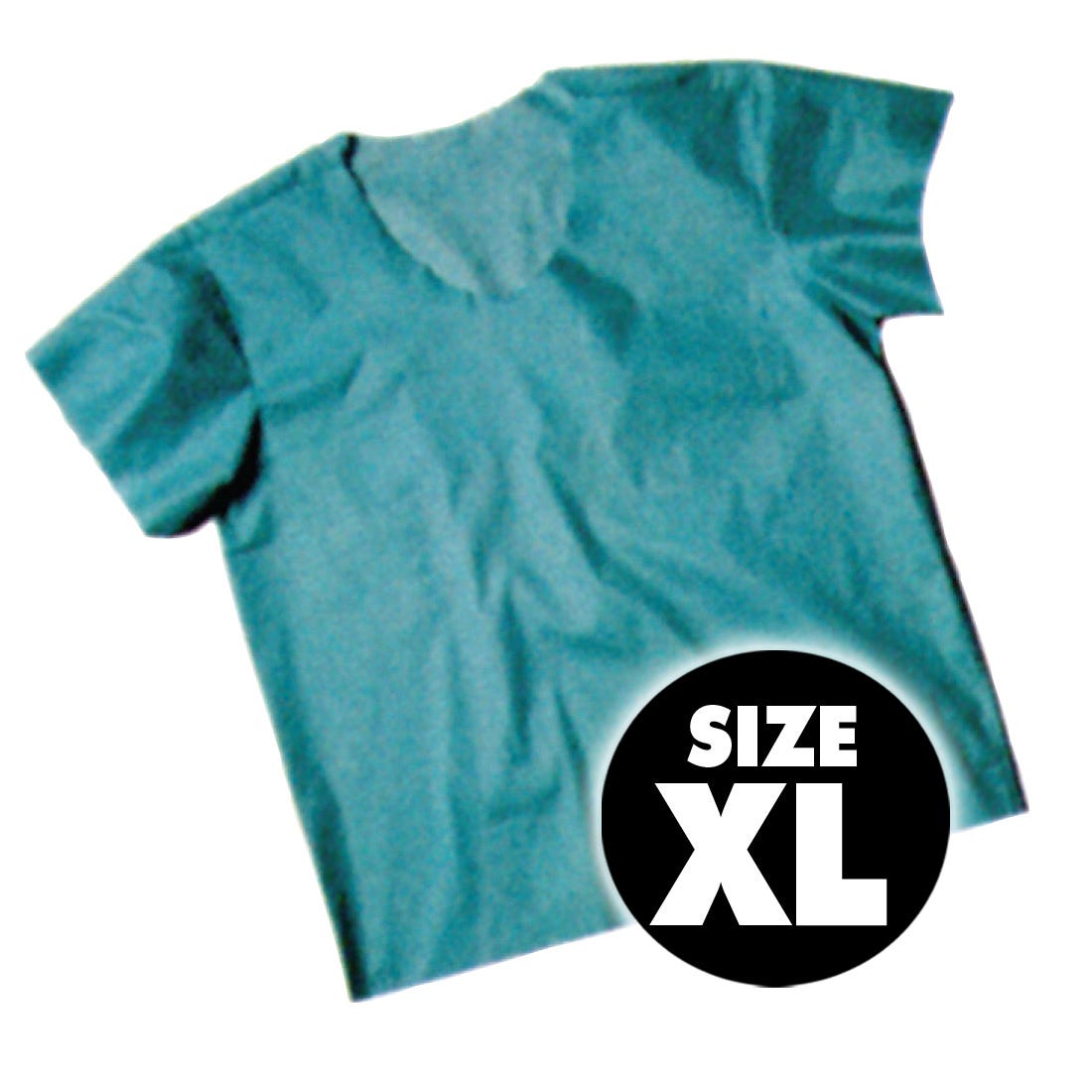 Halyard Scrub Shirts - Blue, Nonsterile,  X-Large