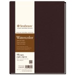 Strathmore 400 Series Art Journal Watercolor Paper, Hardbound Binding, 48 Page/24 Sheet, 8.5x11 inch