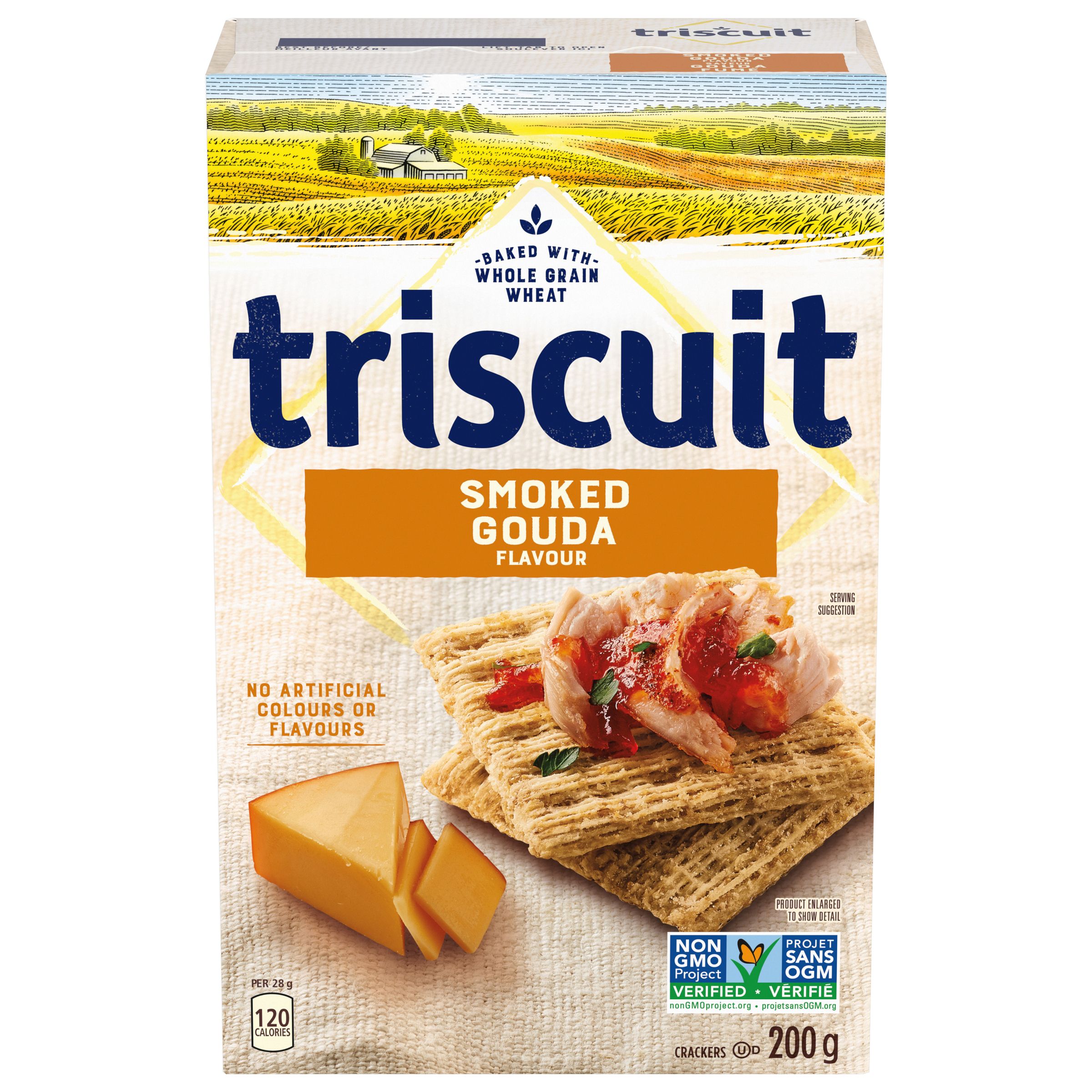 TRISCUIT Smoked Gouda Crackers 200g-0