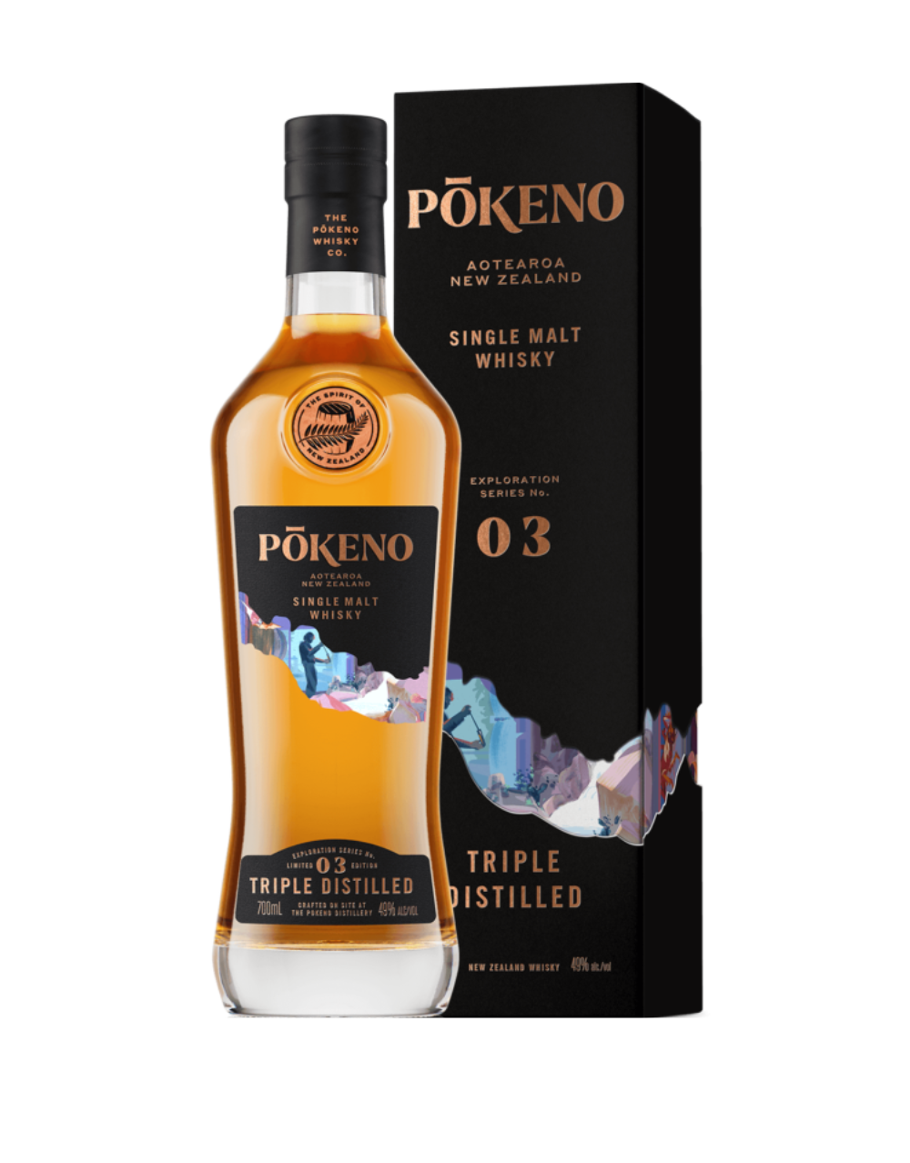 PŌKENO EXPLORATION SERIES TRIPLE DISTILLED WHISKY