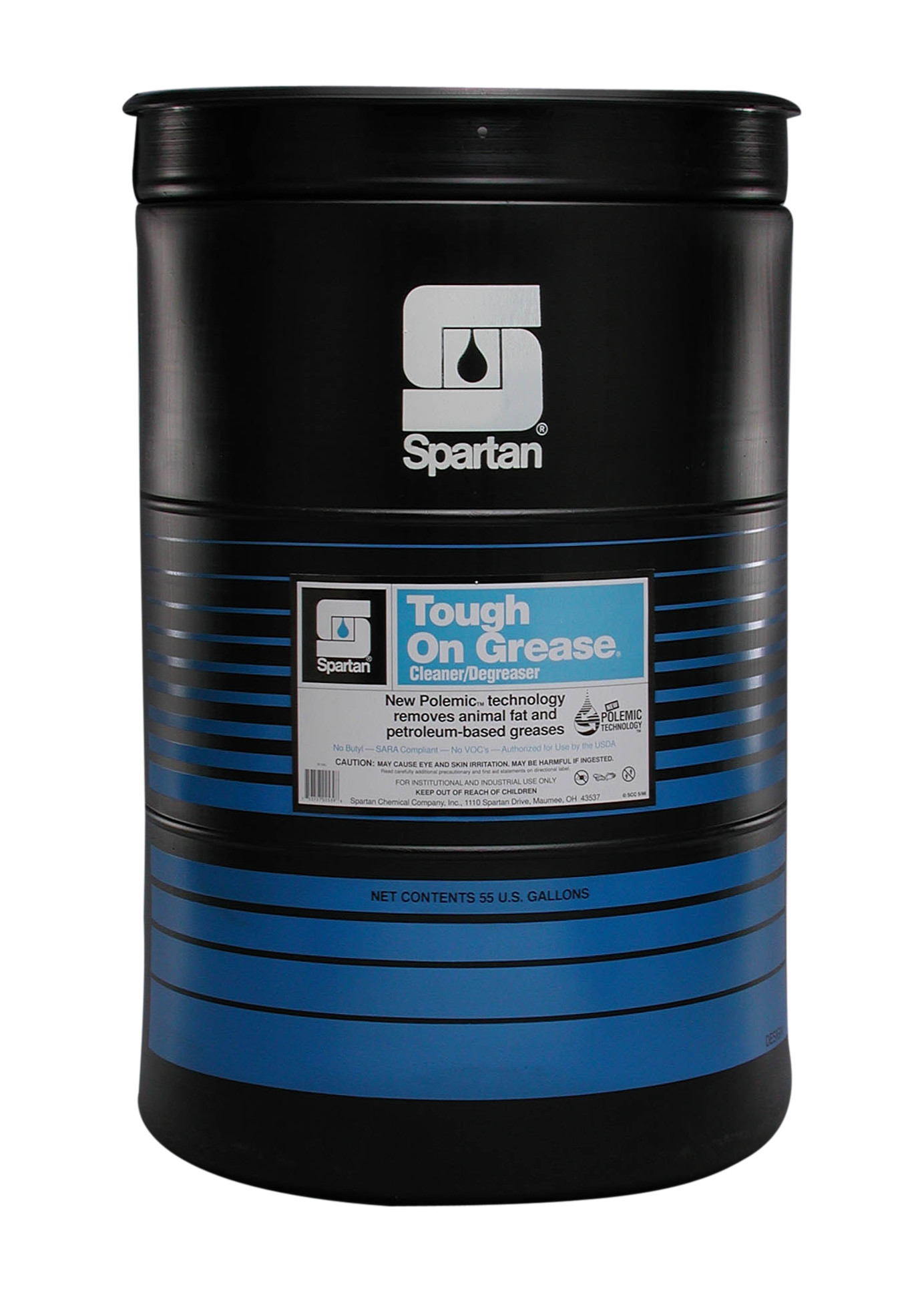 Spartan Chemical Company Tough on Grease, 55 GAL DRUM