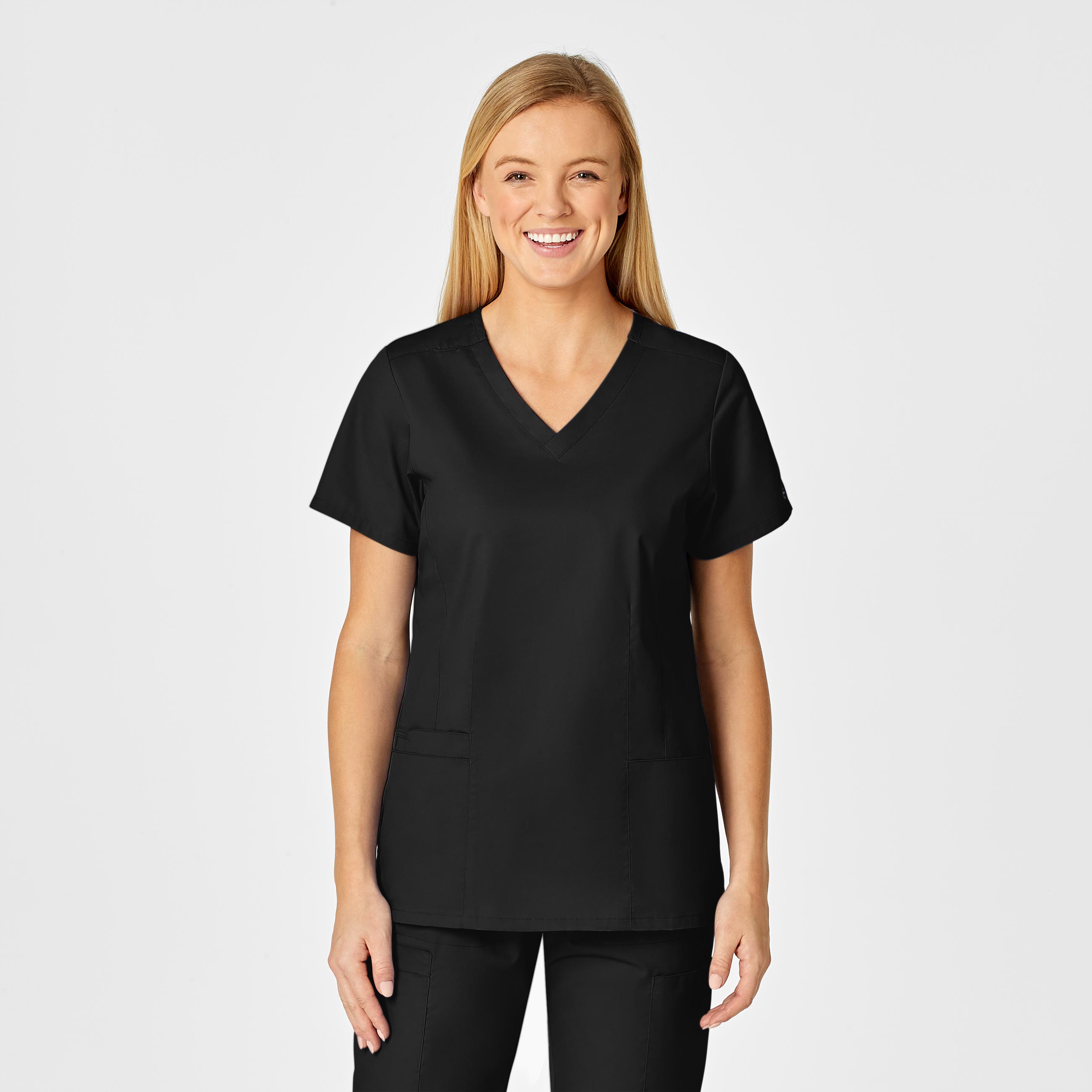 WonderWORK Women&#39;s Shaped V&#45;Neck Scrub Top-Wonder Wink