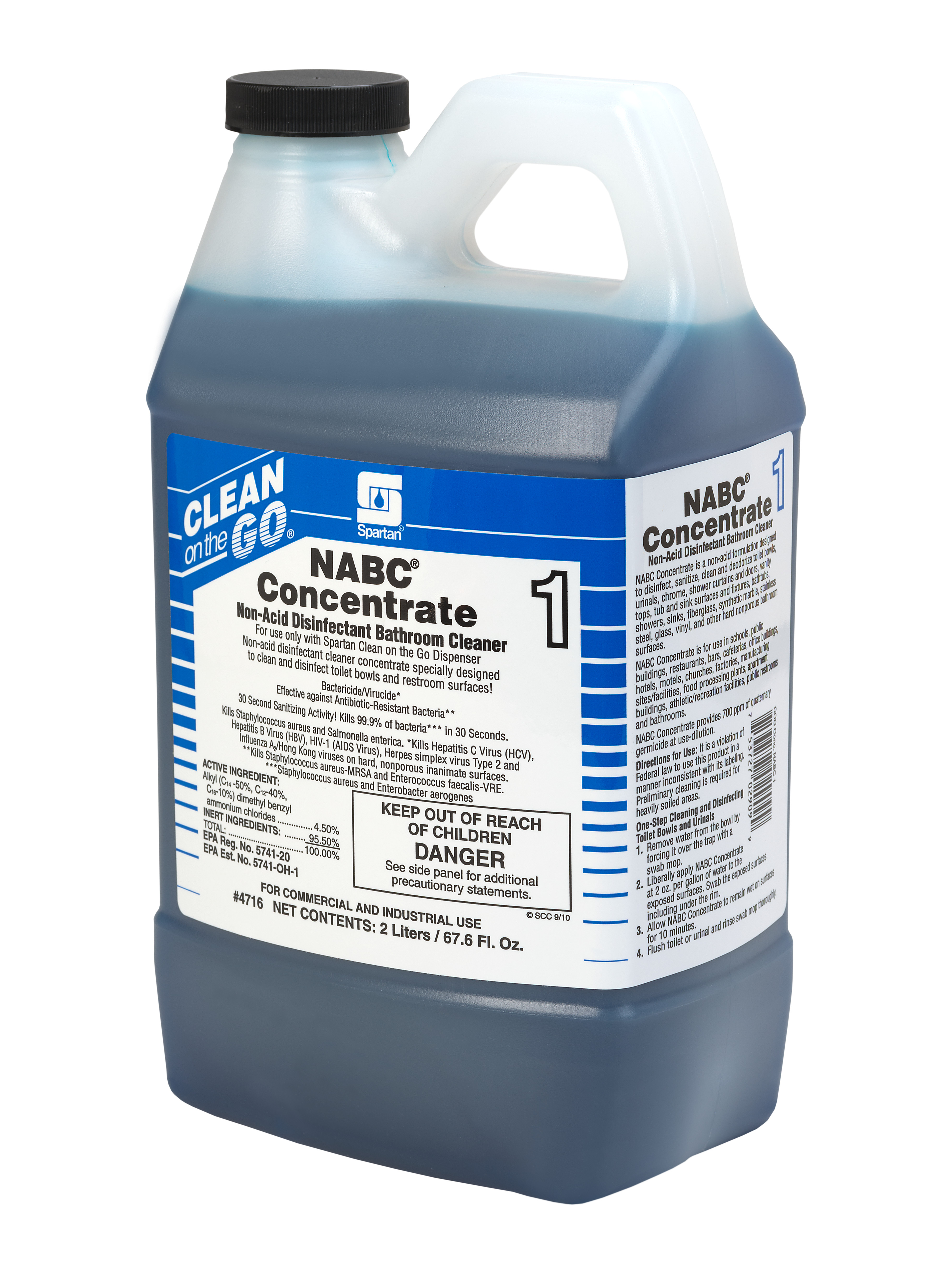 Spartan Chemical Company NABC Concentrate 1, 2 LITER 4/CS