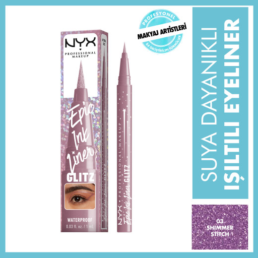 epic ink liner glitz - shimmer stitch