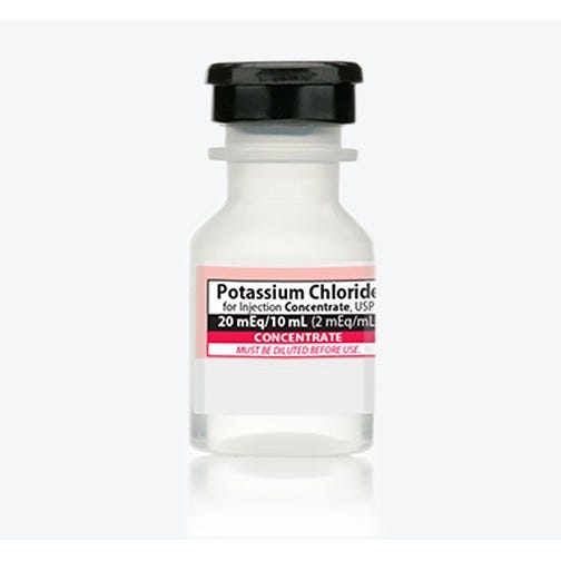 Potassium Chloride 20meq/10ml VL 25/bx