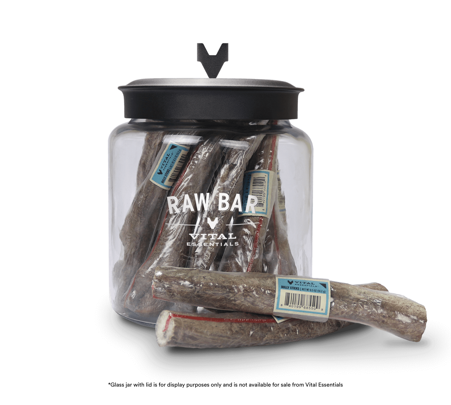 Vital Essentials RAW BAR Freeze-Dried Raw Bully Sticks Dog Snacks - 35 pcs - Treats