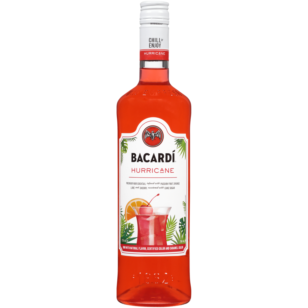 BACARDÍ HURRICANE PREMIUM RUM COCKTAIL