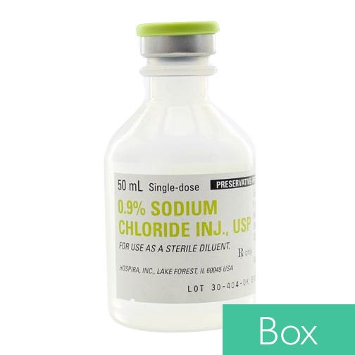 Sodium Chloride 0.9%, 50ml Single Dose Vial