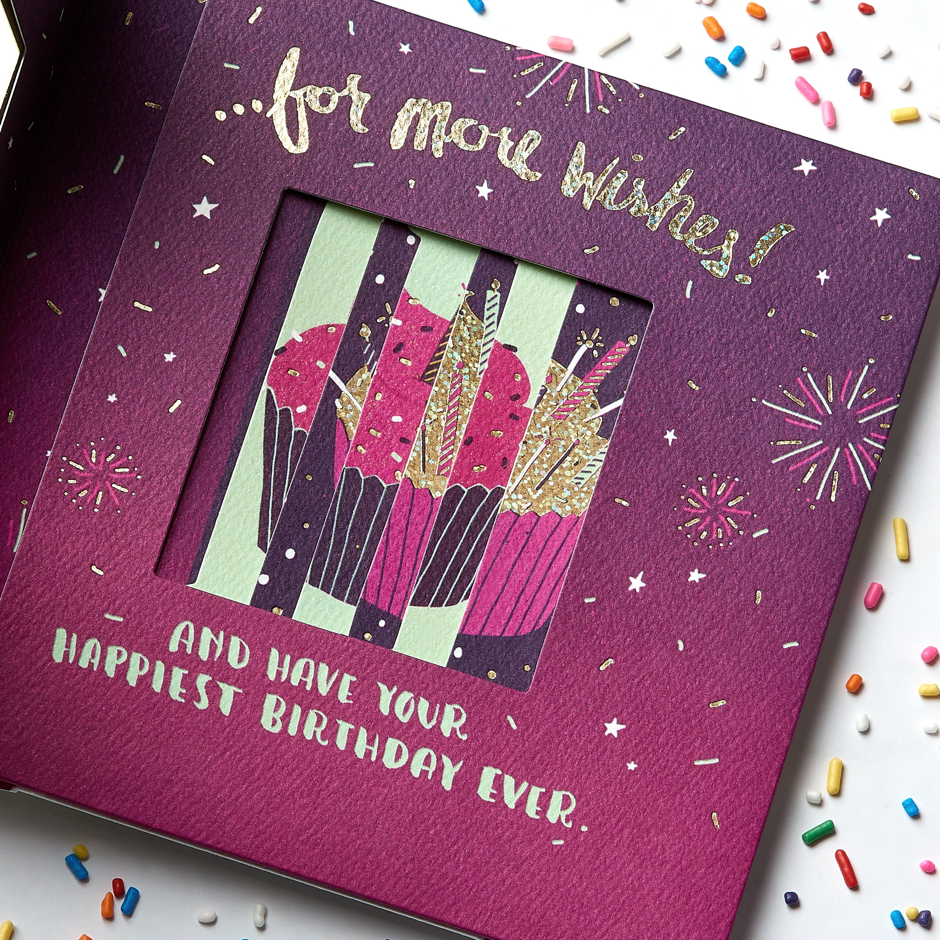 Cupcake Birthday Greeting Card image