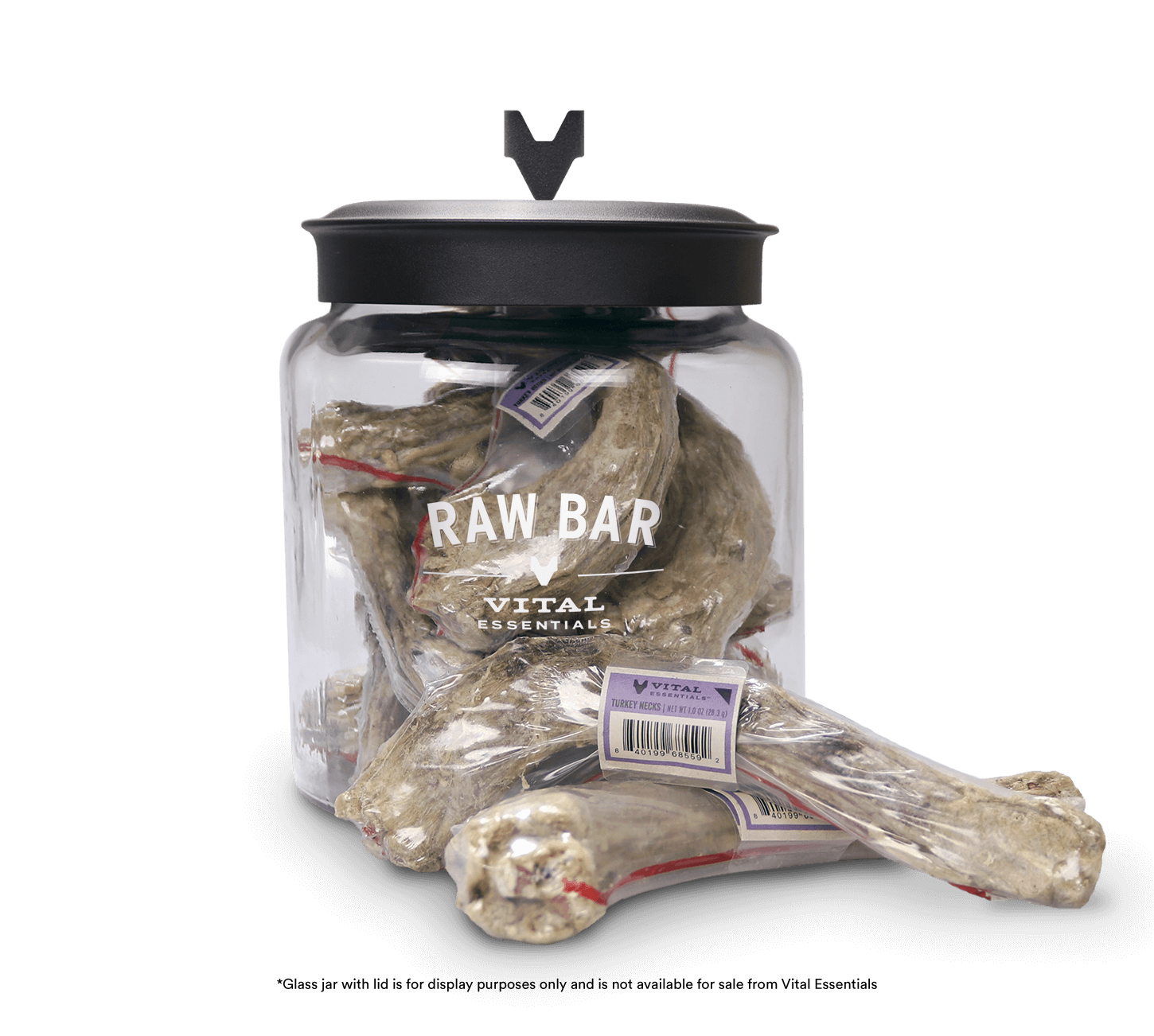 Vital Essentials RAW BAR Freeze-Dried Raw Turkey Necks Dog Snacks - 12 pcs - Health/First Aid