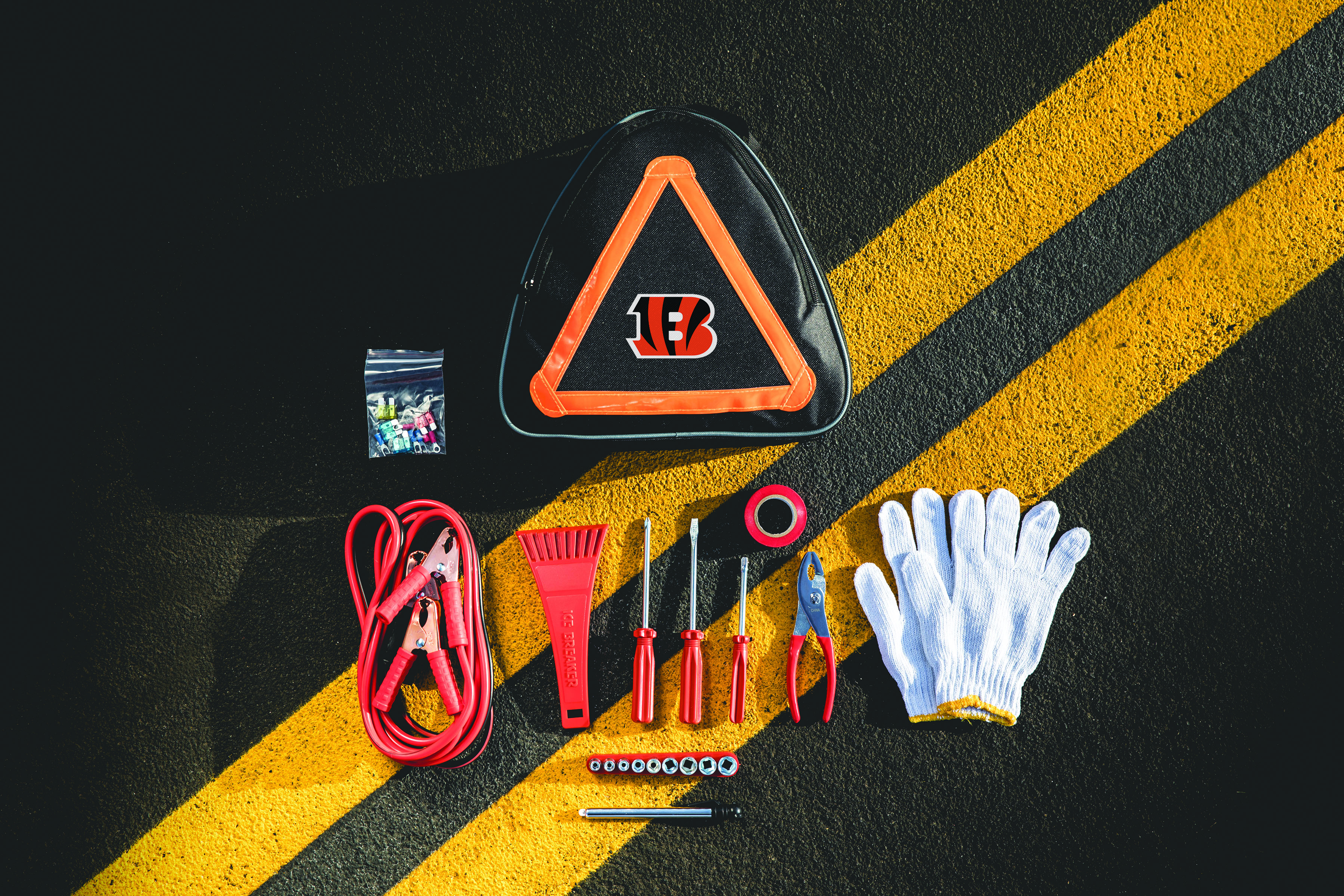 Cincinnati Bengals - Roadside Emergency Car Kit