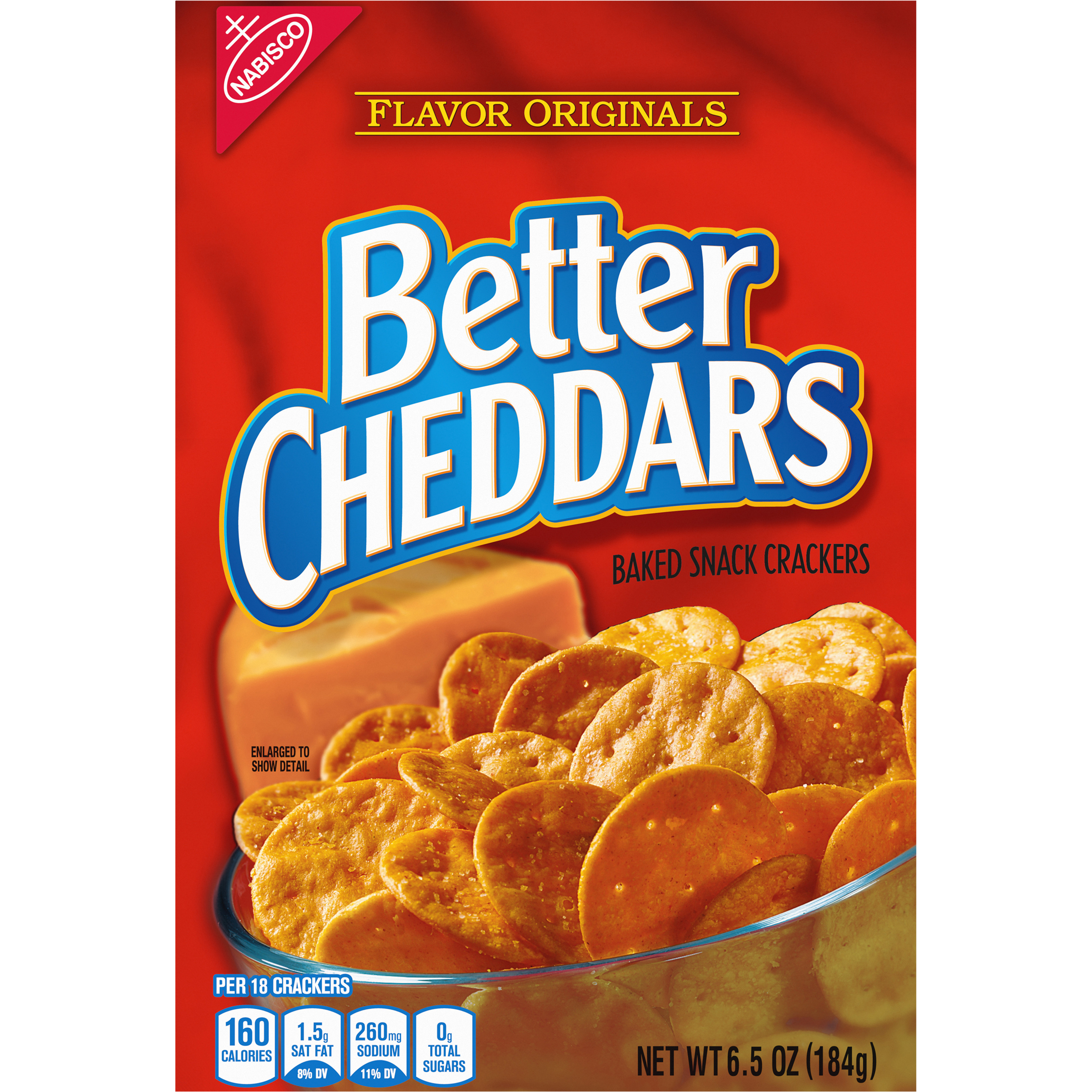 Better Cheddars Baked Snack Cheese Crackers, 6.5 oz-1