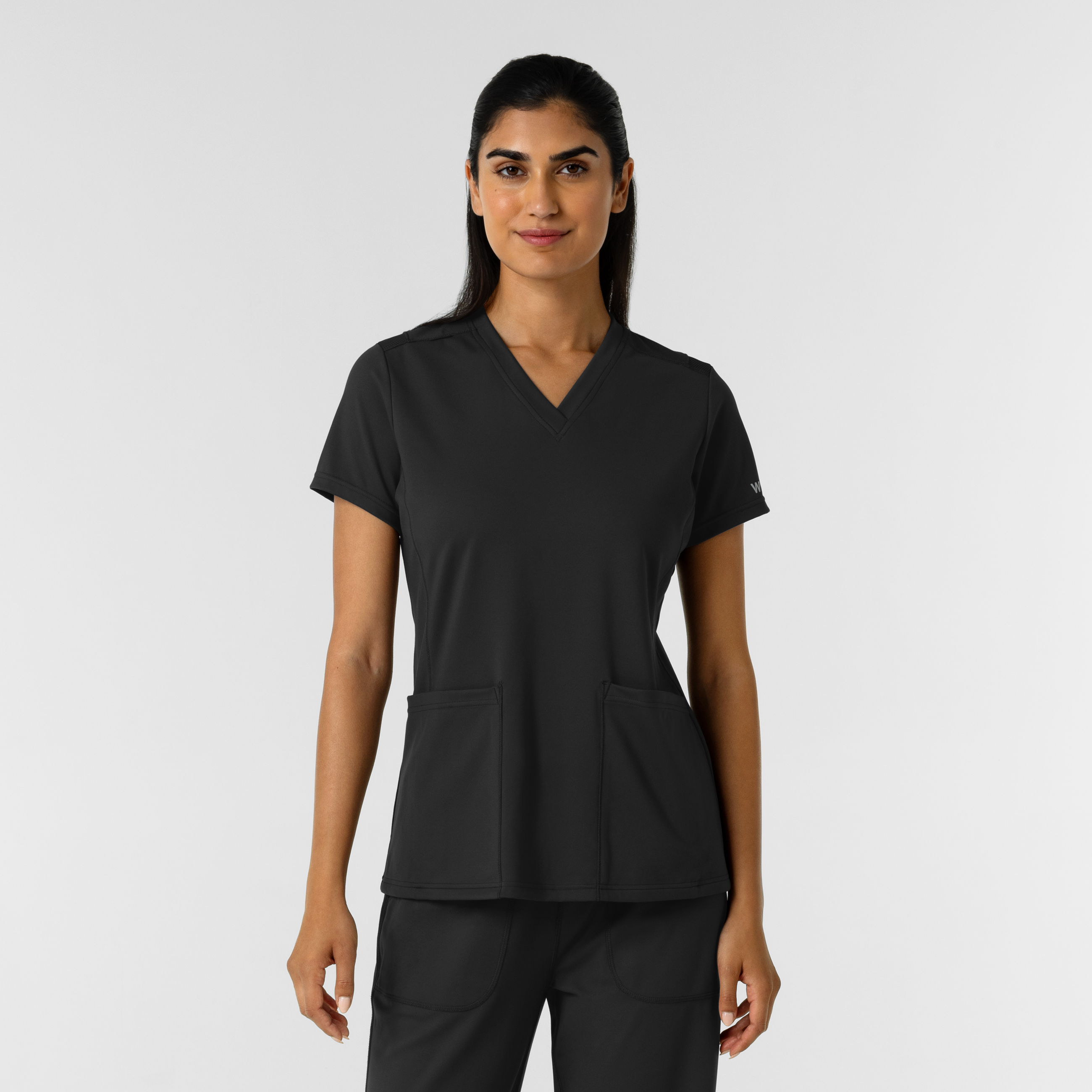 RENEW Knit Women&#8216;s 2-Pocket Scrub Top-Wonder Wink