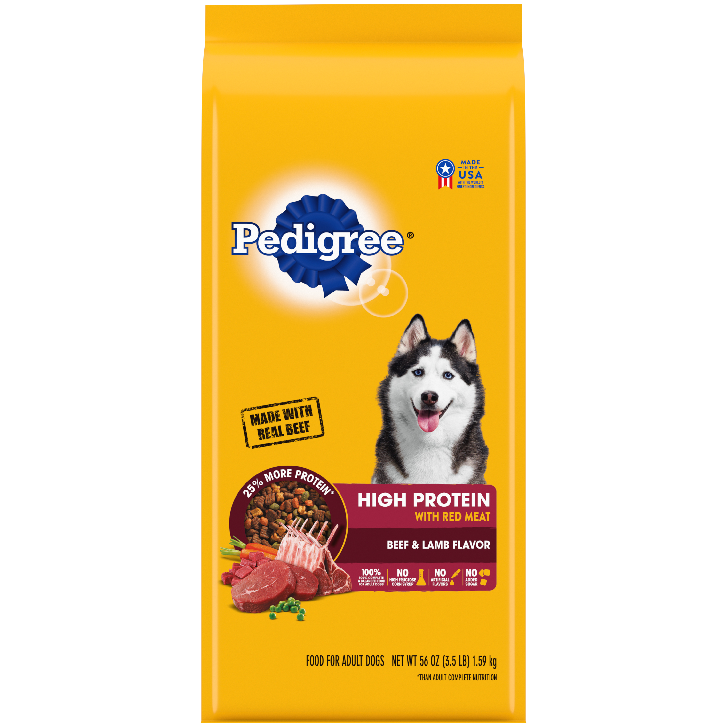 3.5 Lb Pedigree High Protein Red Meat - Health/First Aid