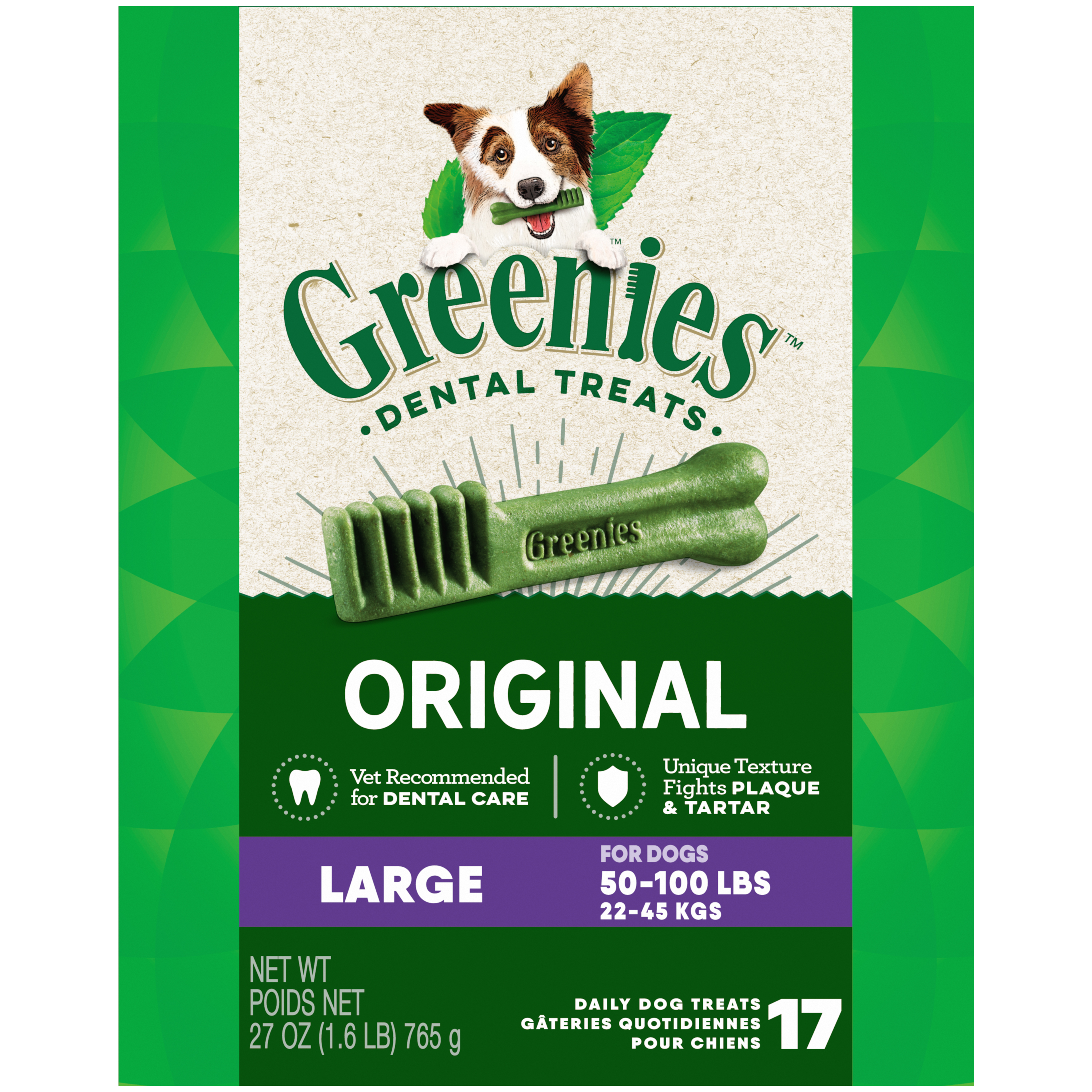 27 oz. Greenies Large Tub Treat Pack (17 Count) - Health/First Aid