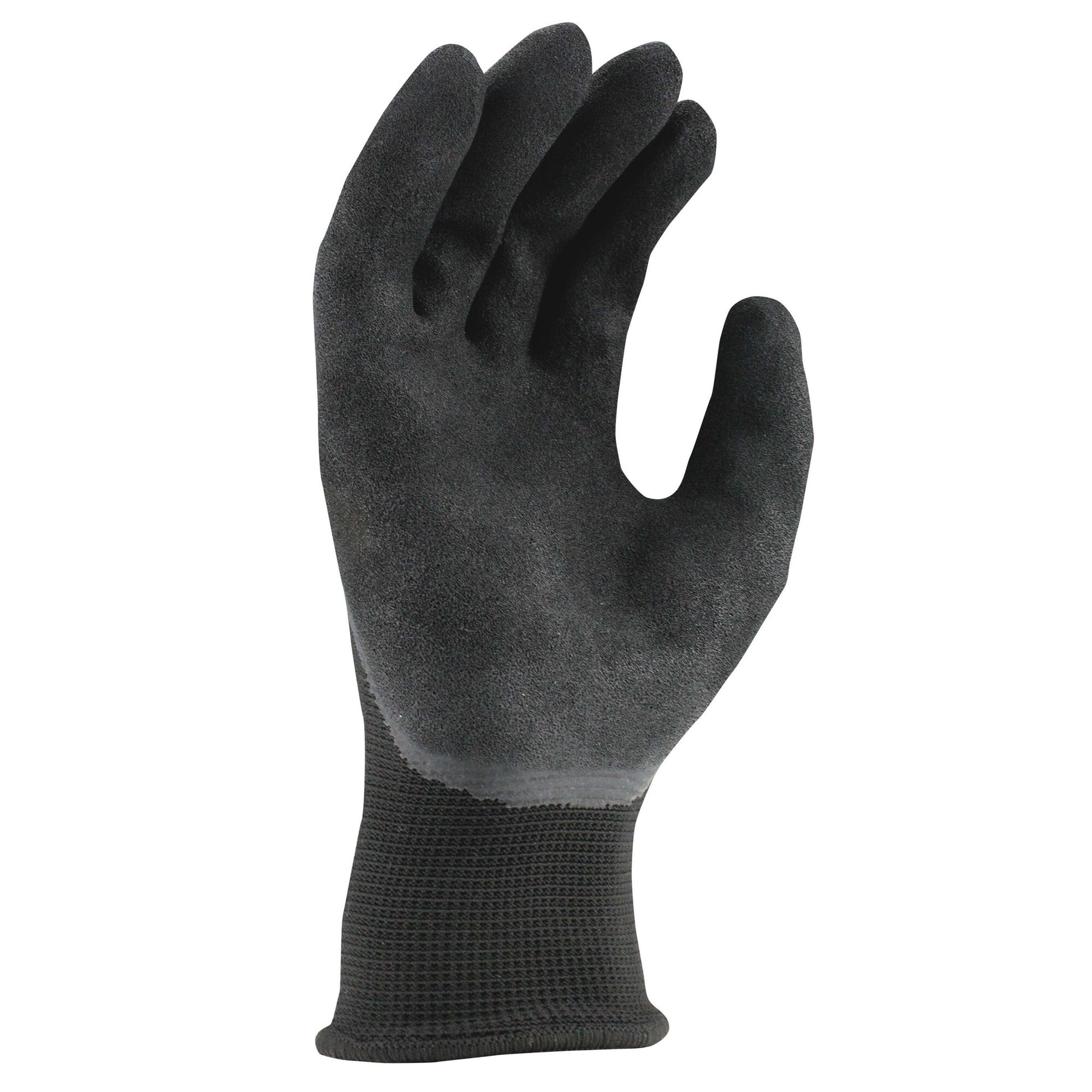 Black foam latex dip glove.