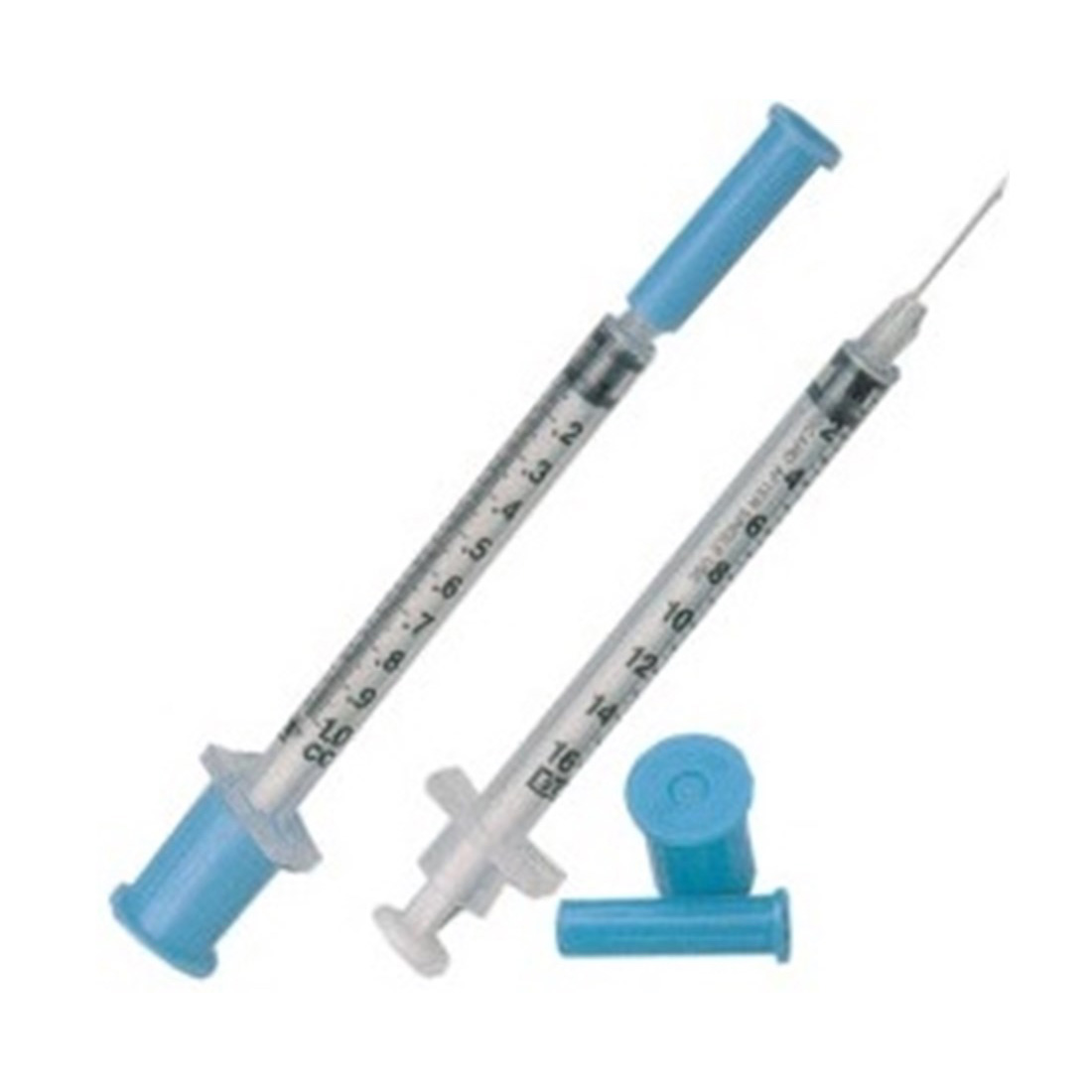 1cc Zero Dead Space TB Syringe with 25g x 5/8” Needle - 100/Box