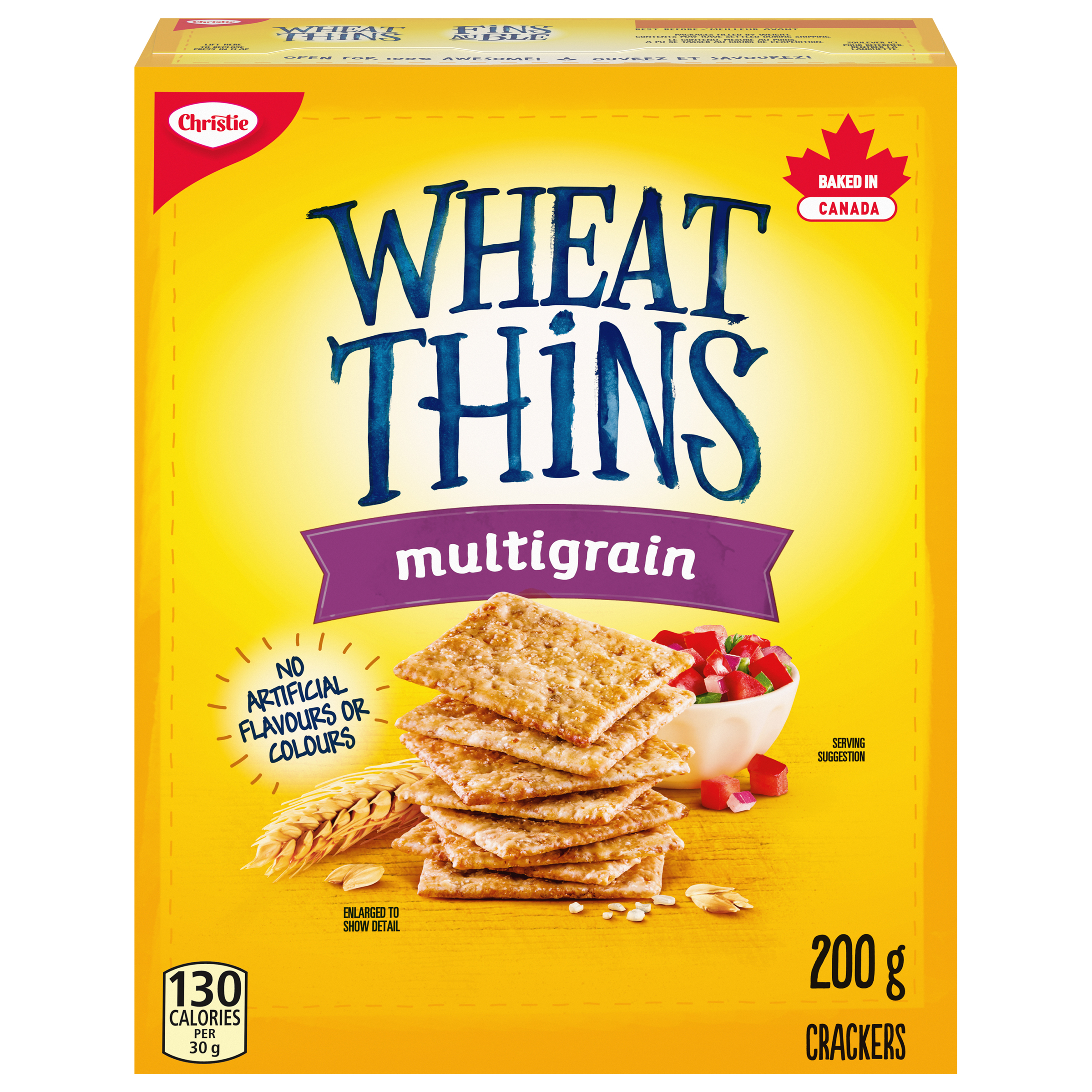Wheat Thins Multigrain Crackers 200 G-thumbnail-0