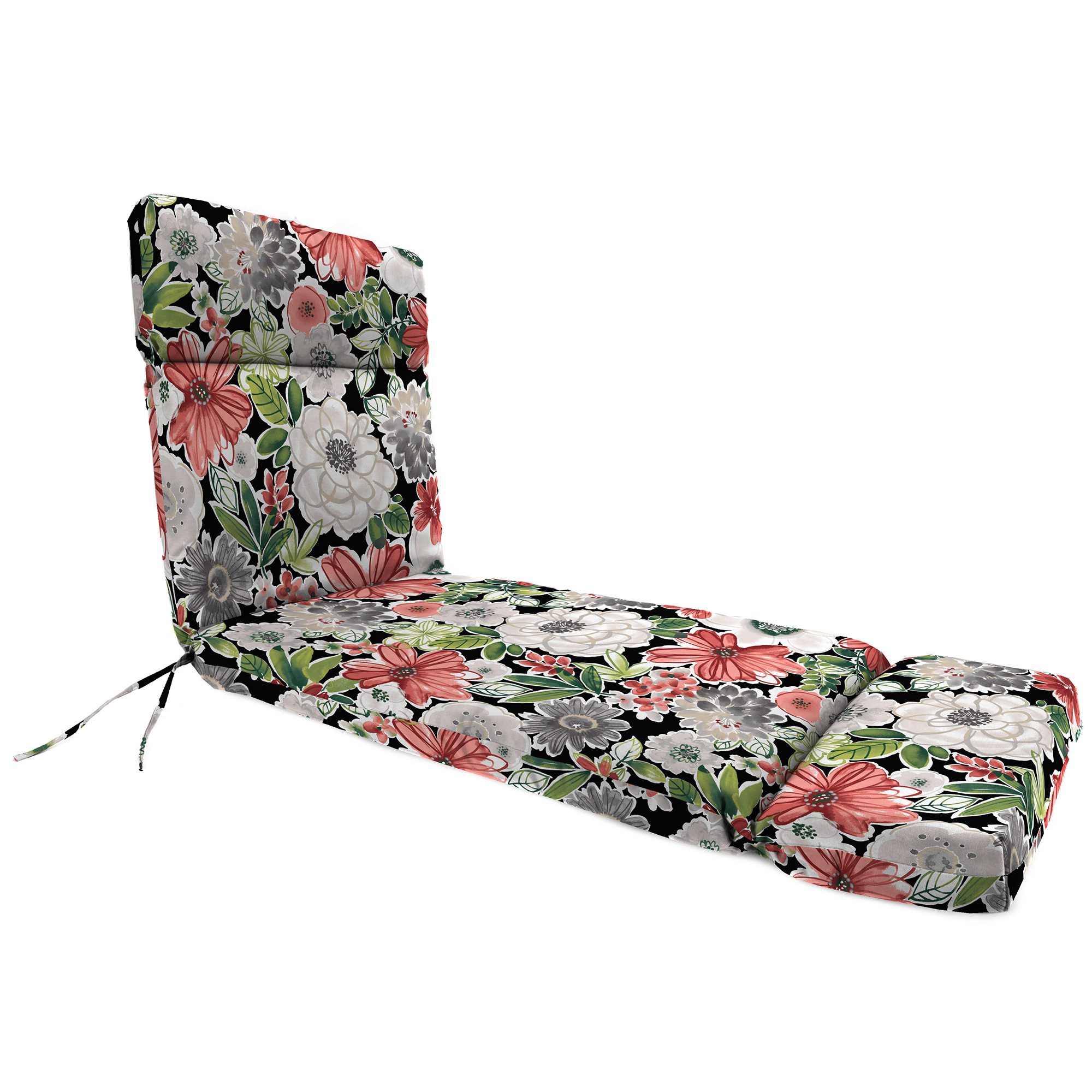 New Outdoor Patio Chaise Lounge Chair Cushion with Ties 75.5" x 22", UV Treated - Picture 7 of 12