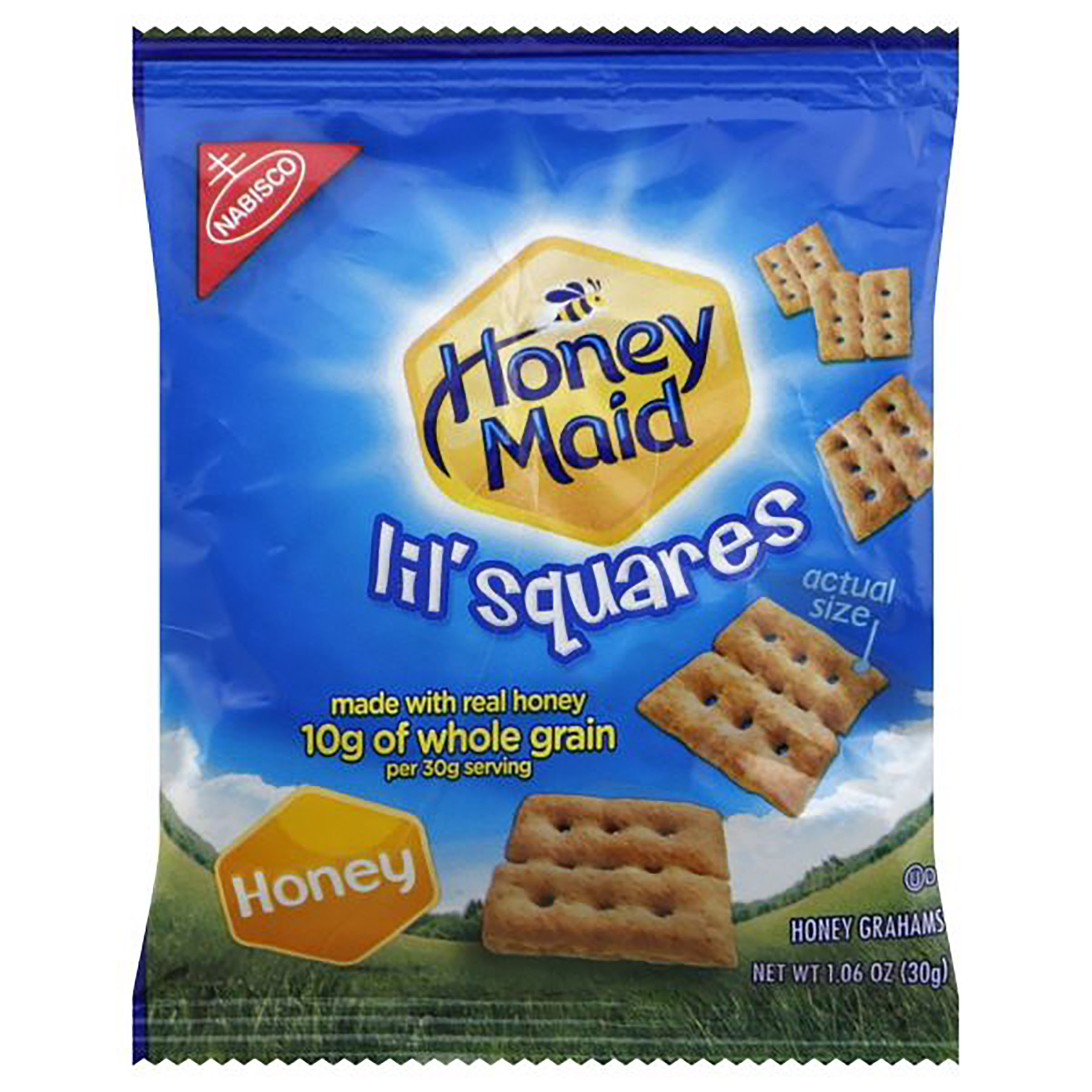 HONEY MAID Lil' Squares Honey Graham Crackers 72/1.06OZ