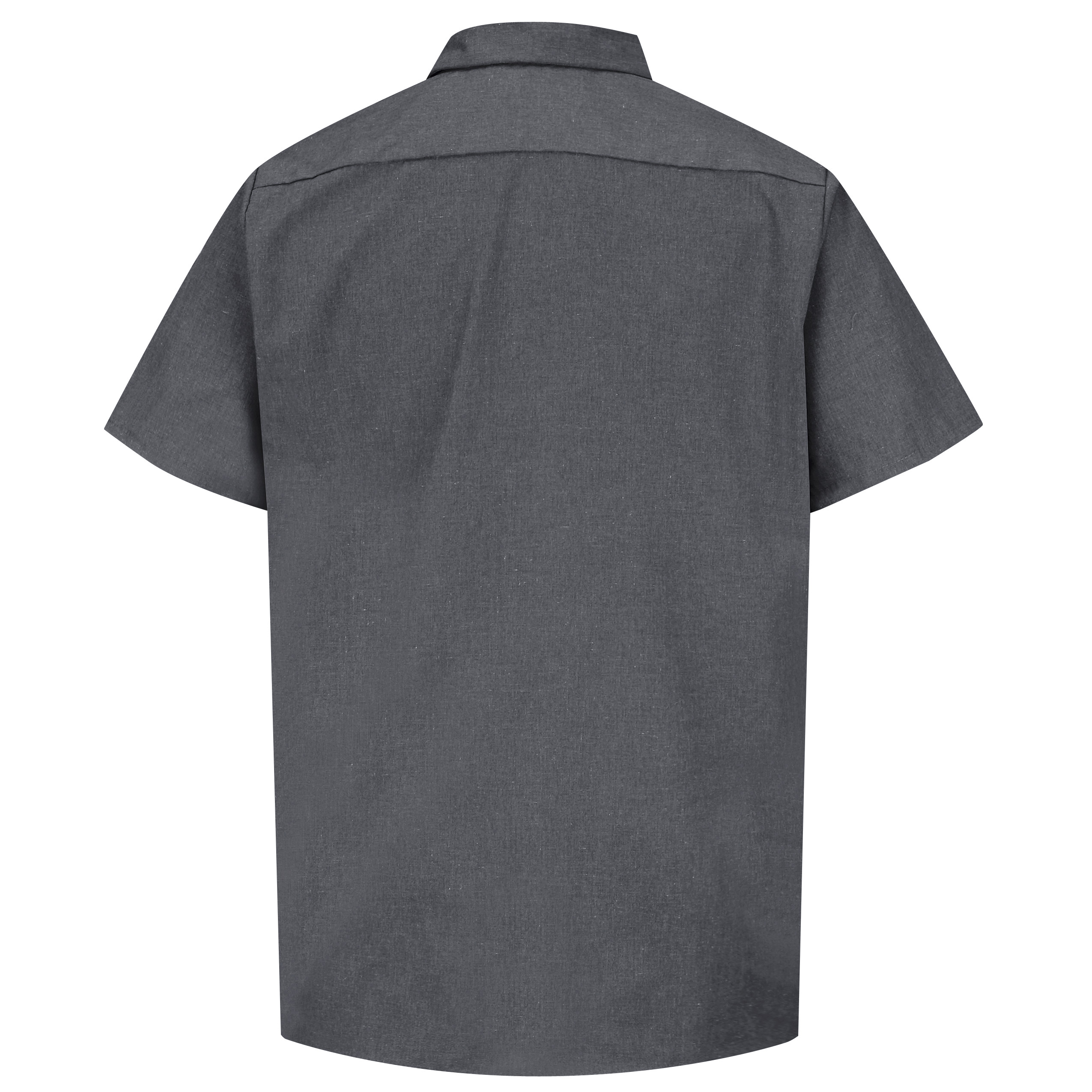 Picture of Red Kap® SH20 Men's Short Sleeve Heathered Poplin Uniform Shirt