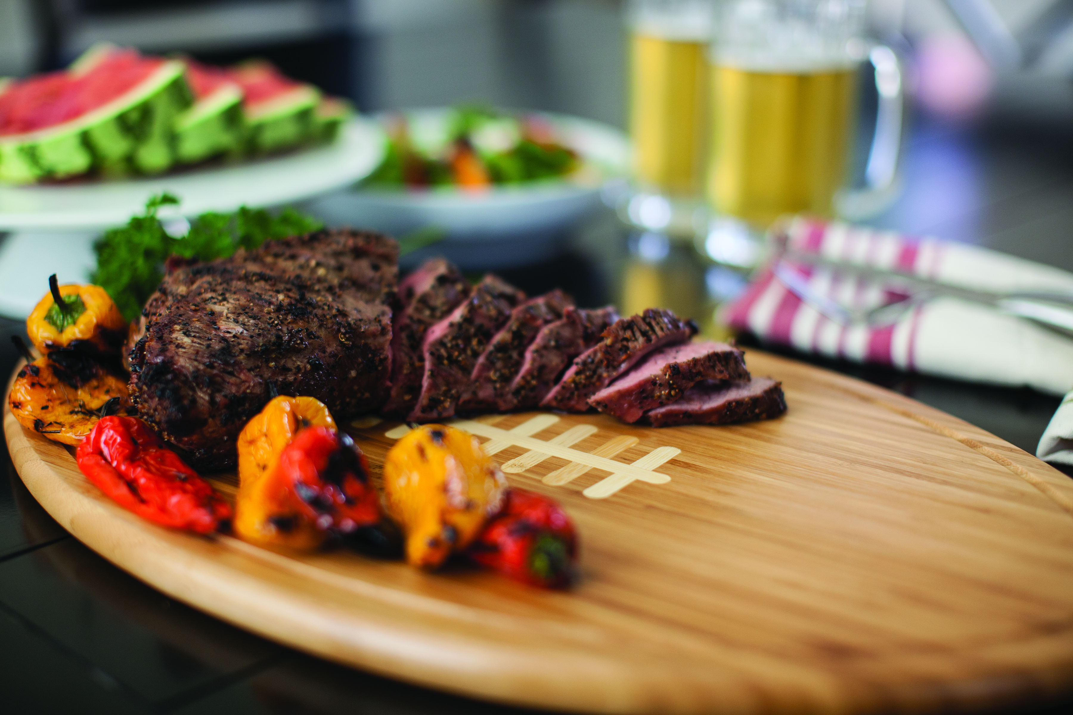 New England Patriots - Kickoff Football Cutting Board & Serving Tray