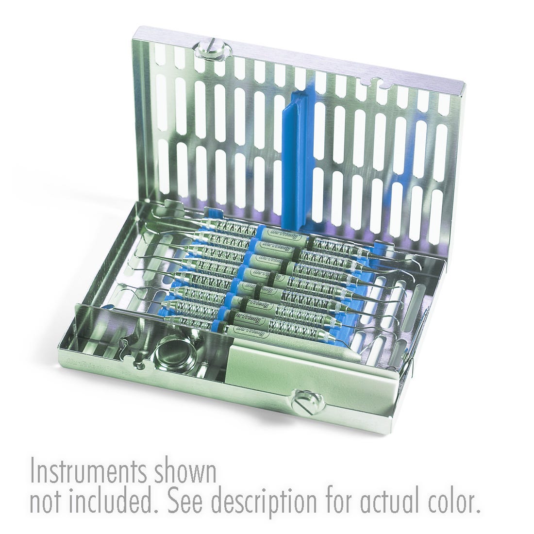 Signature Series® Instrument Cassette (Holds 8 Instruments) Blue