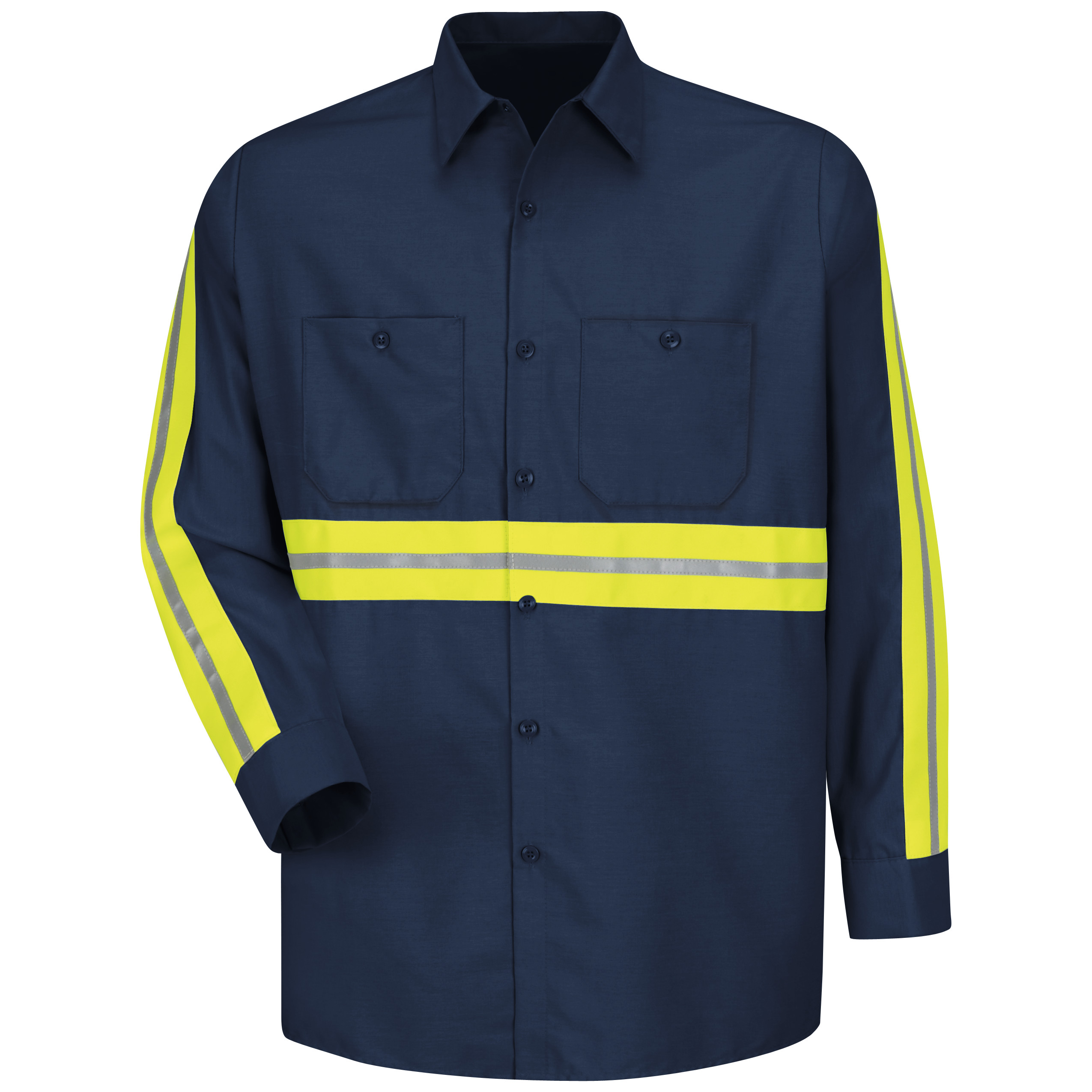 Picture of Red Kap® SP14-EHV Long Sleeve Enhanced Visibility Industrial Work Shirt