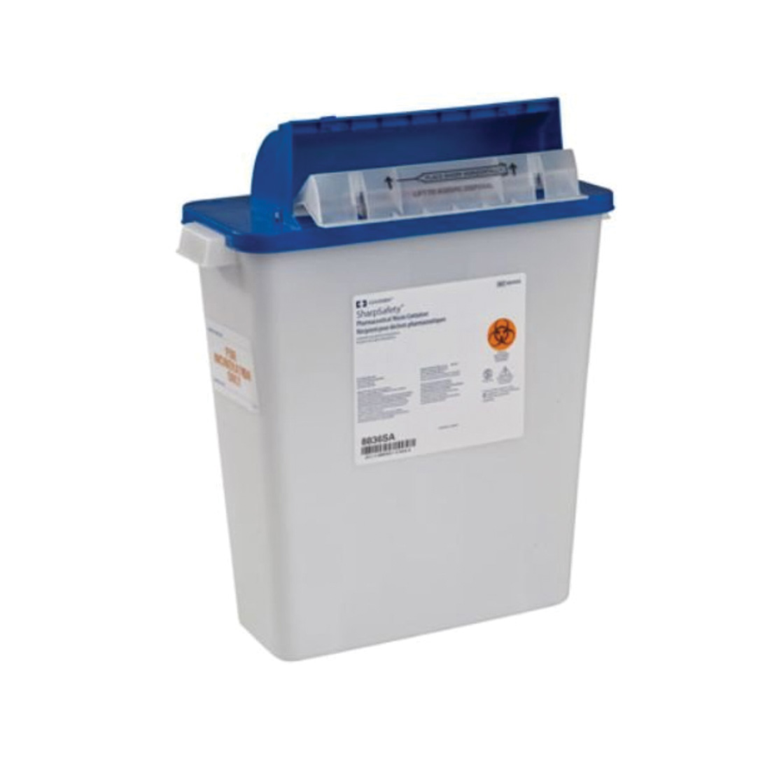 PharmaSafety™ Sharps Container, 3 Gallon PharmaStar™ Container, Tamper-Resistent, Counter-Balanced Lid