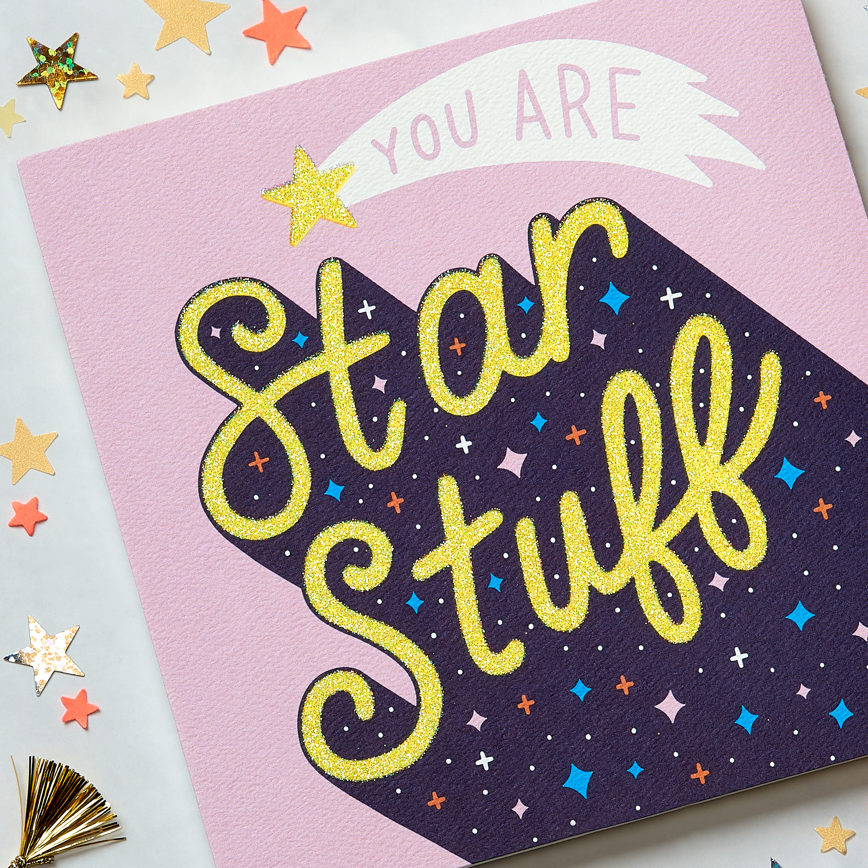 Star Stuff Greeting Card for Her - Birthday, Thinking of You, Congratulations image